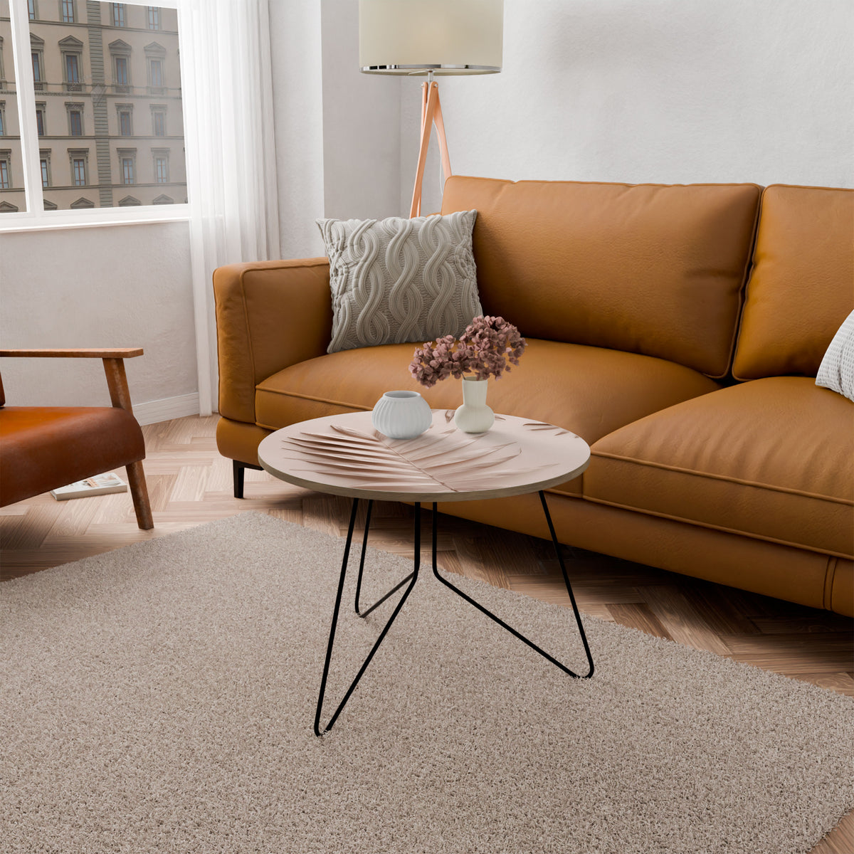 PINK PALM DREAMS Coffee Table