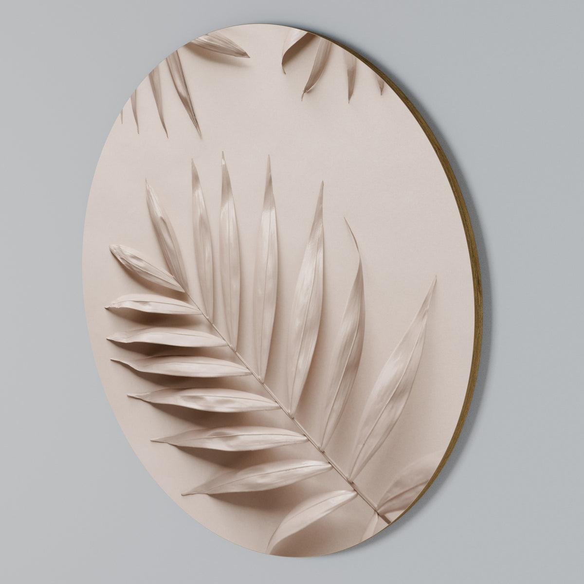 PINK PALM DREAMS Round Wall Art