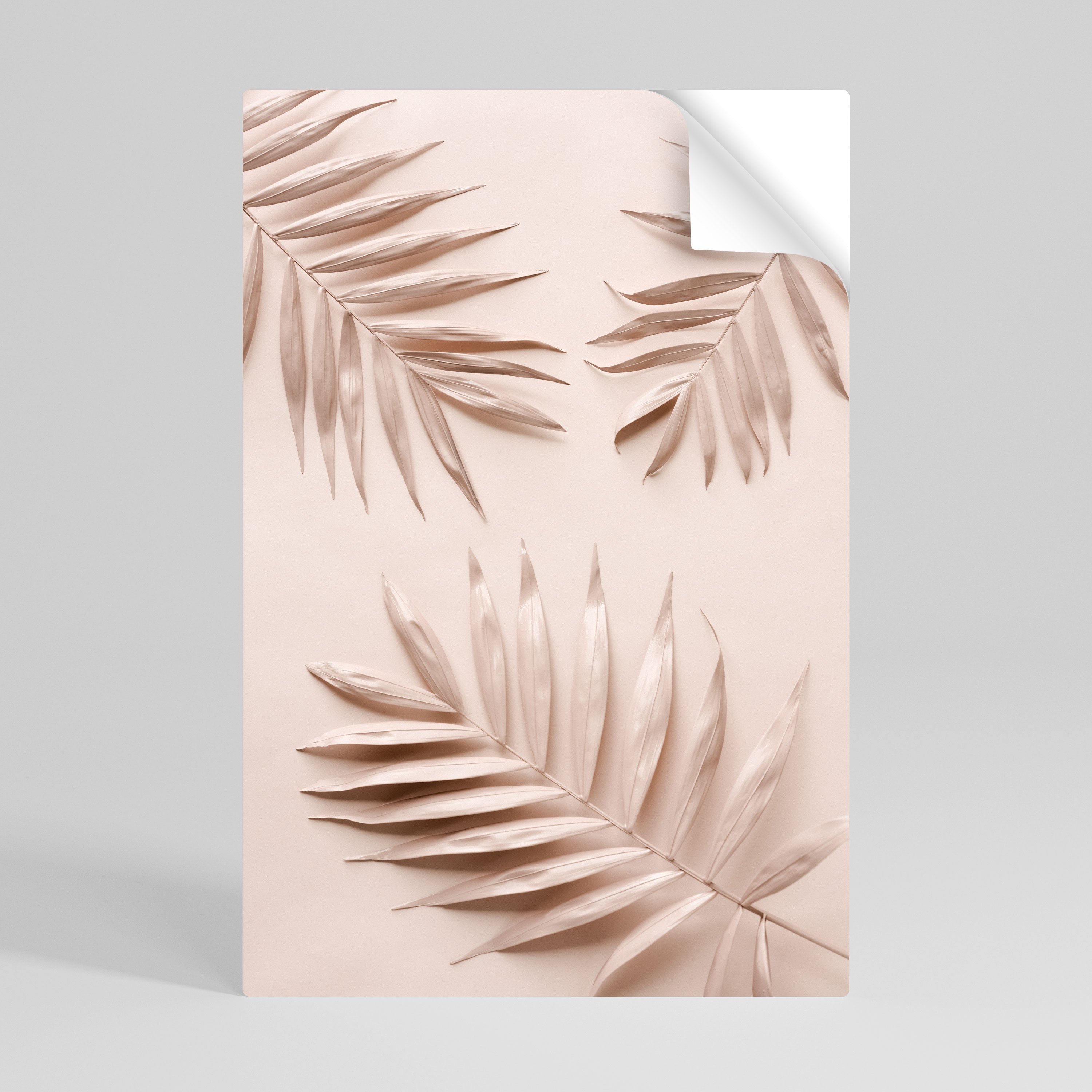 Affiche verticale autocollante « PINK PALM DREAMS »