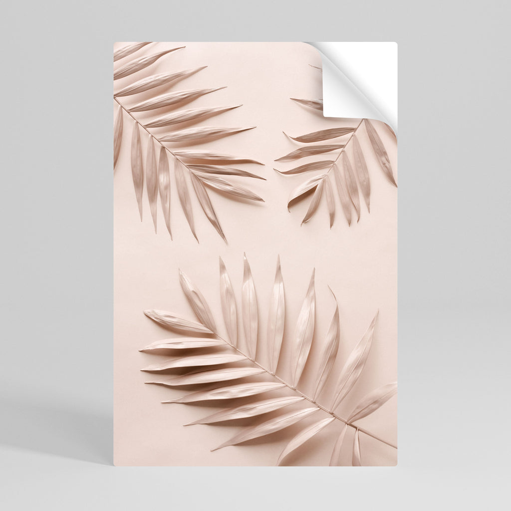 Affiche verticale autocollante « PINK PALM DREAMS »