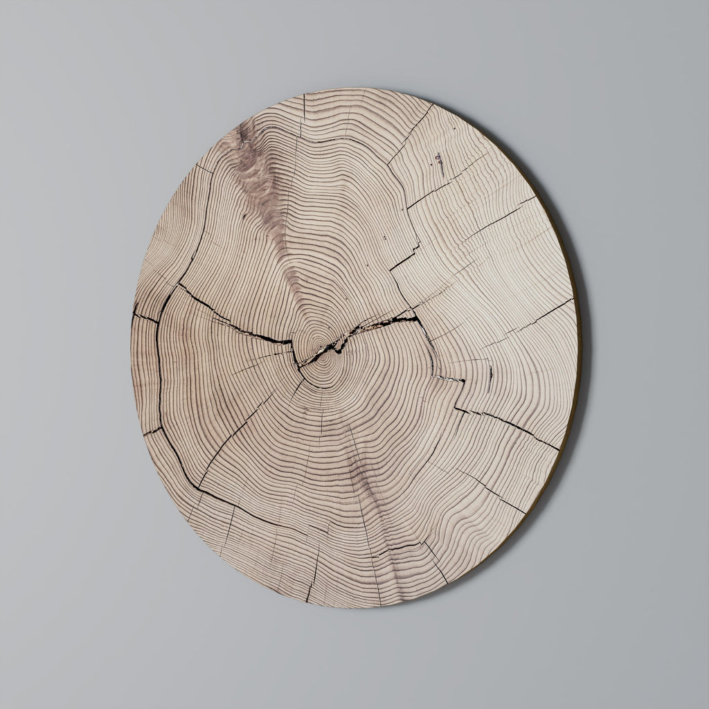 Art mural rond TIMEWORN RHYTHM