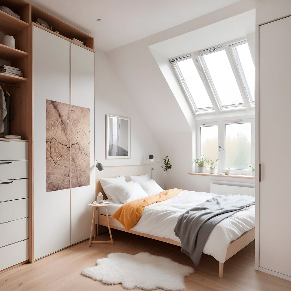 Affiche verticale autocollante « RYTHME USÉ PAR LE TEMPS »