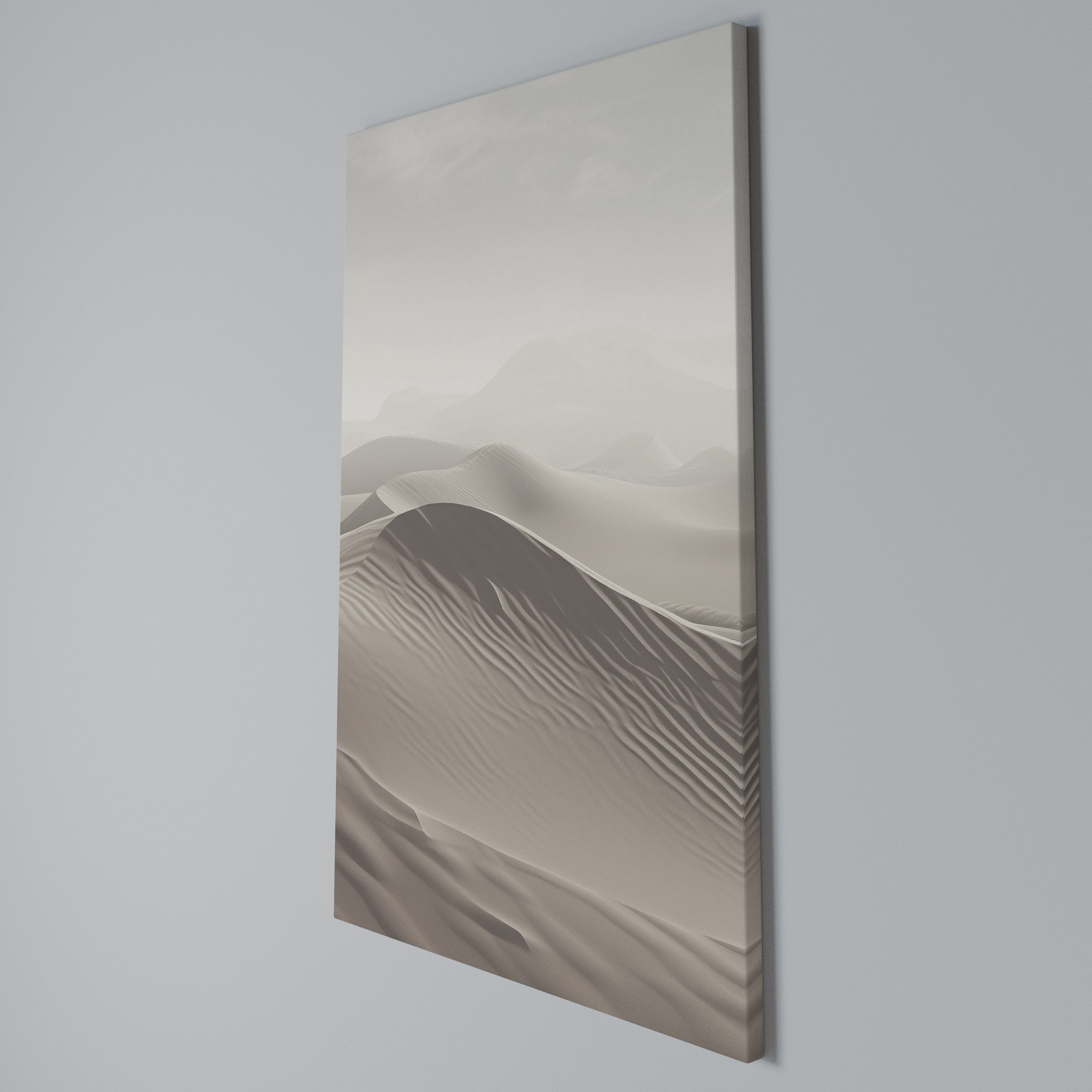 ECHOES OF DUNES Vertical Canvas Print