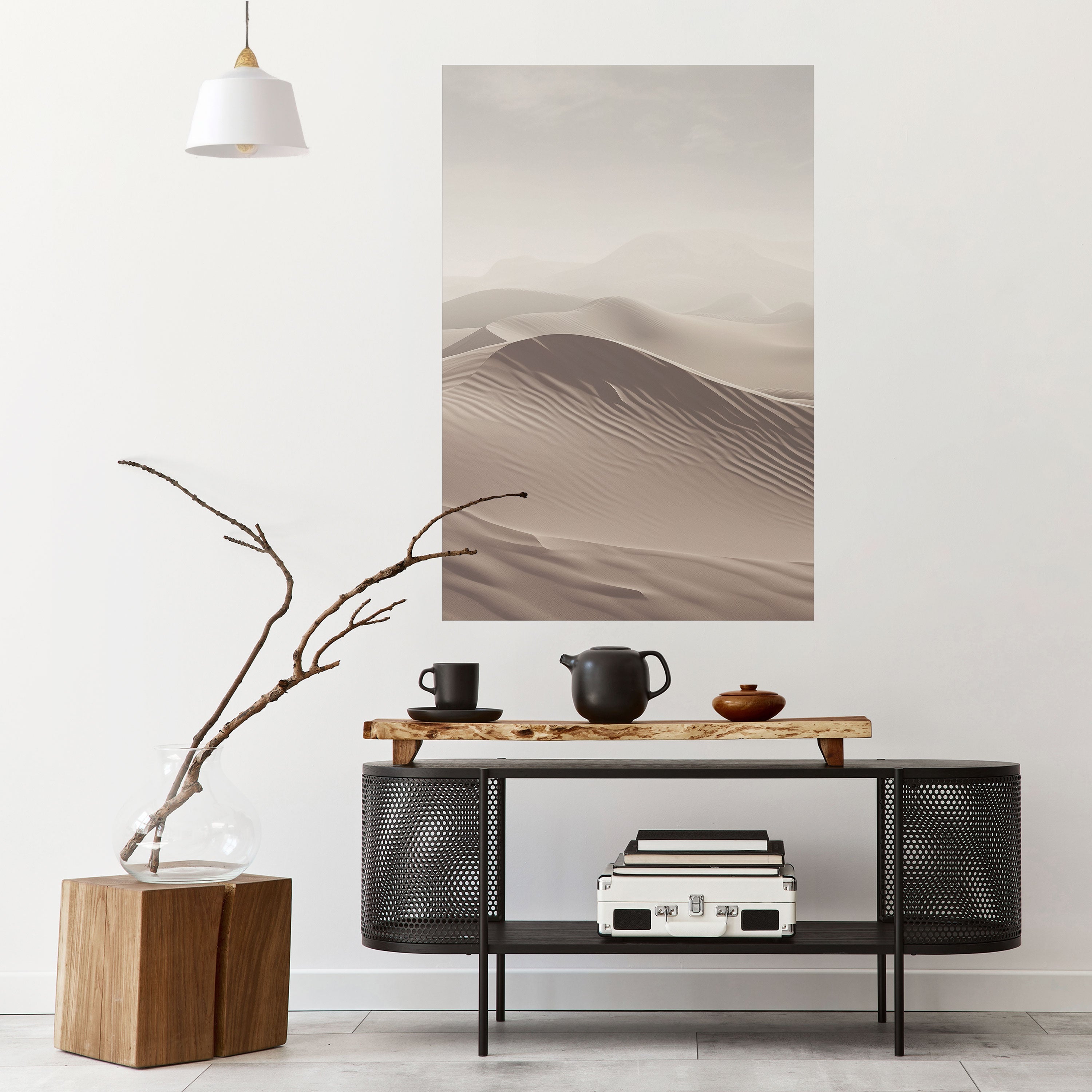 Affiche verticale autocollante ÉCHOS DES DUNES