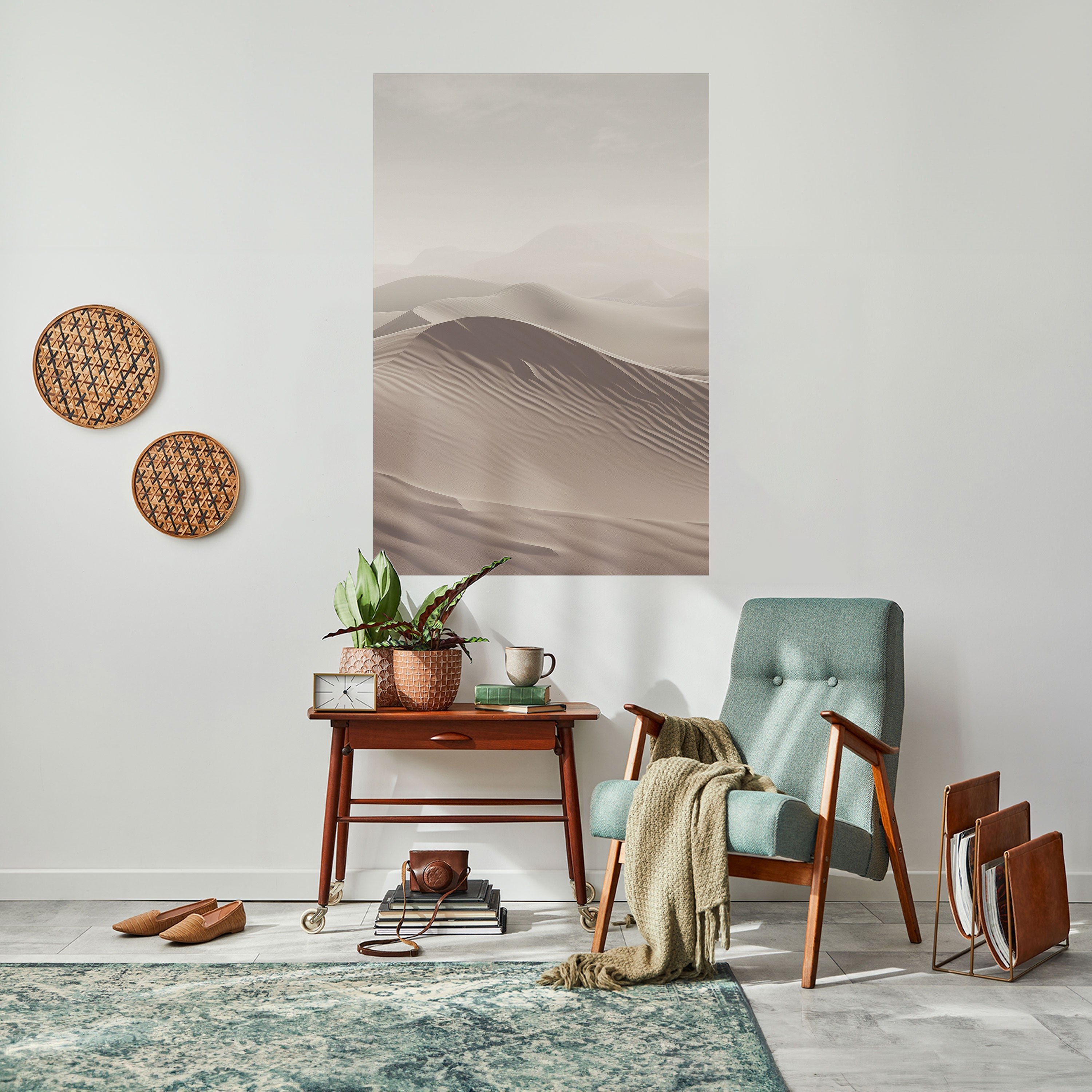 Affiche verticale autocollante ÉCHOS DES DUNES