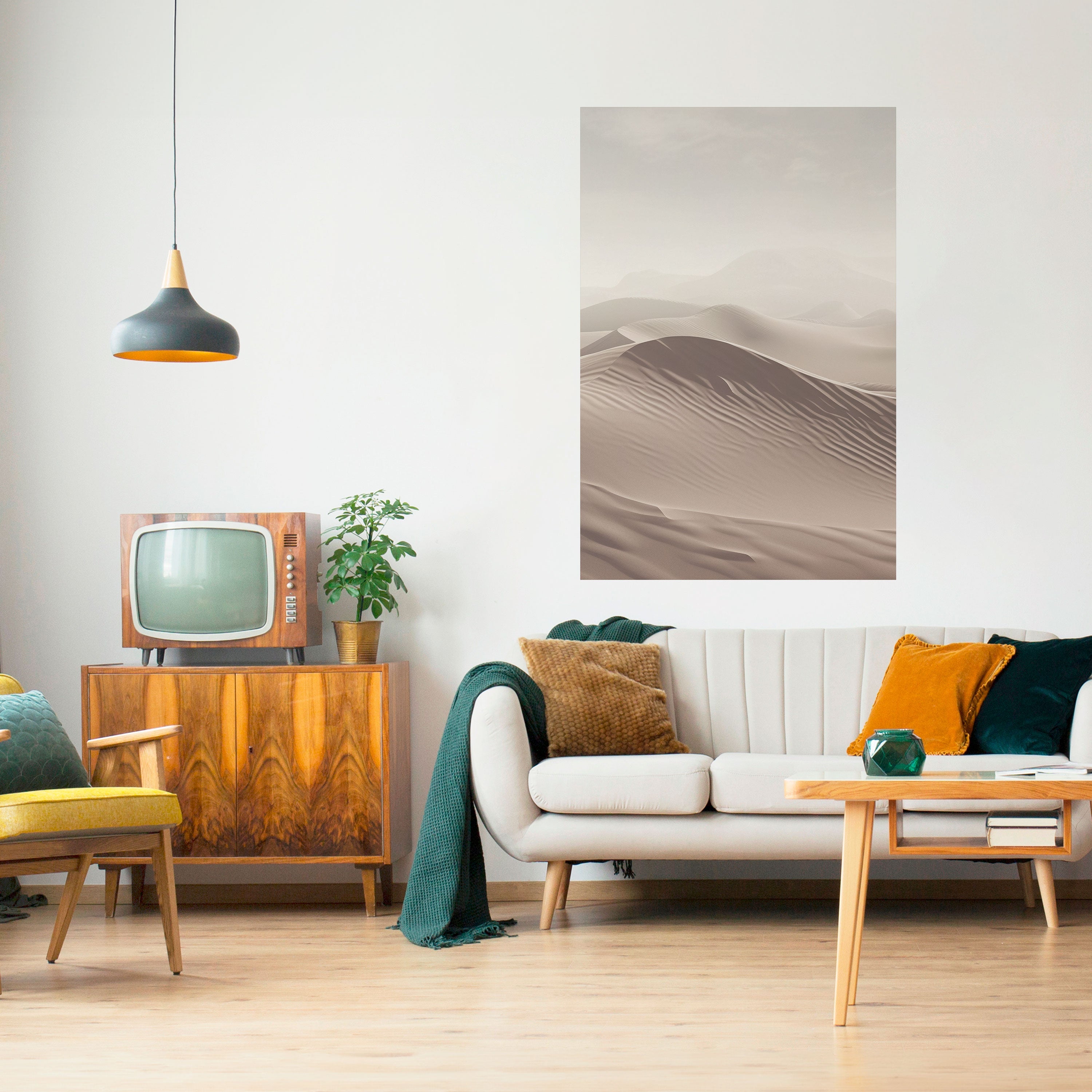 Affiche verticale autocollante ÉCHOS DES DUNES