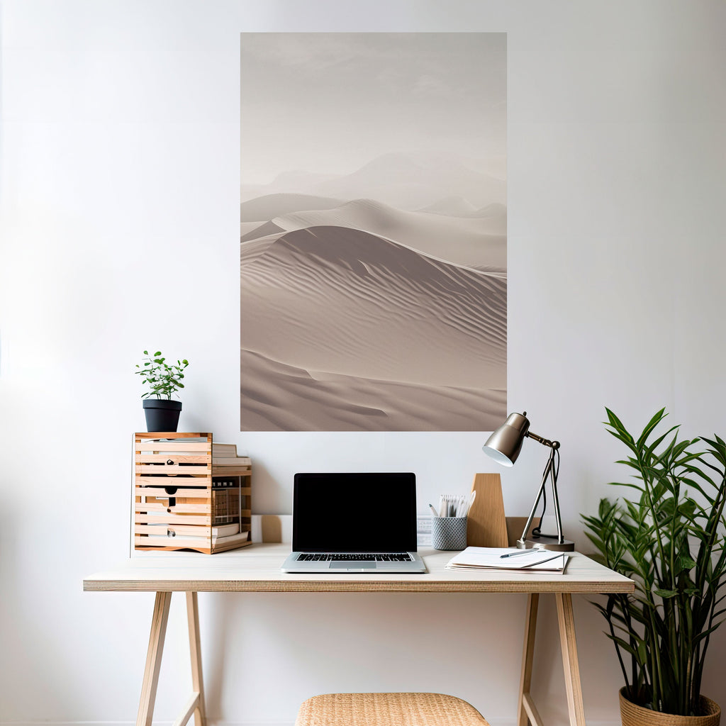 Affiche verticale autocollante ÉCHOS DES DUNES
