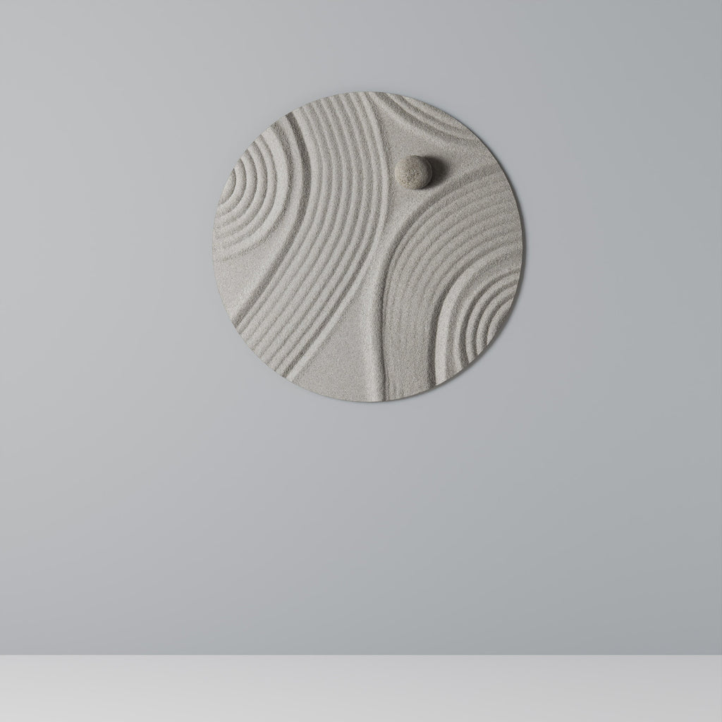 Décoration murale ronde SANDSWIRL SERENITY