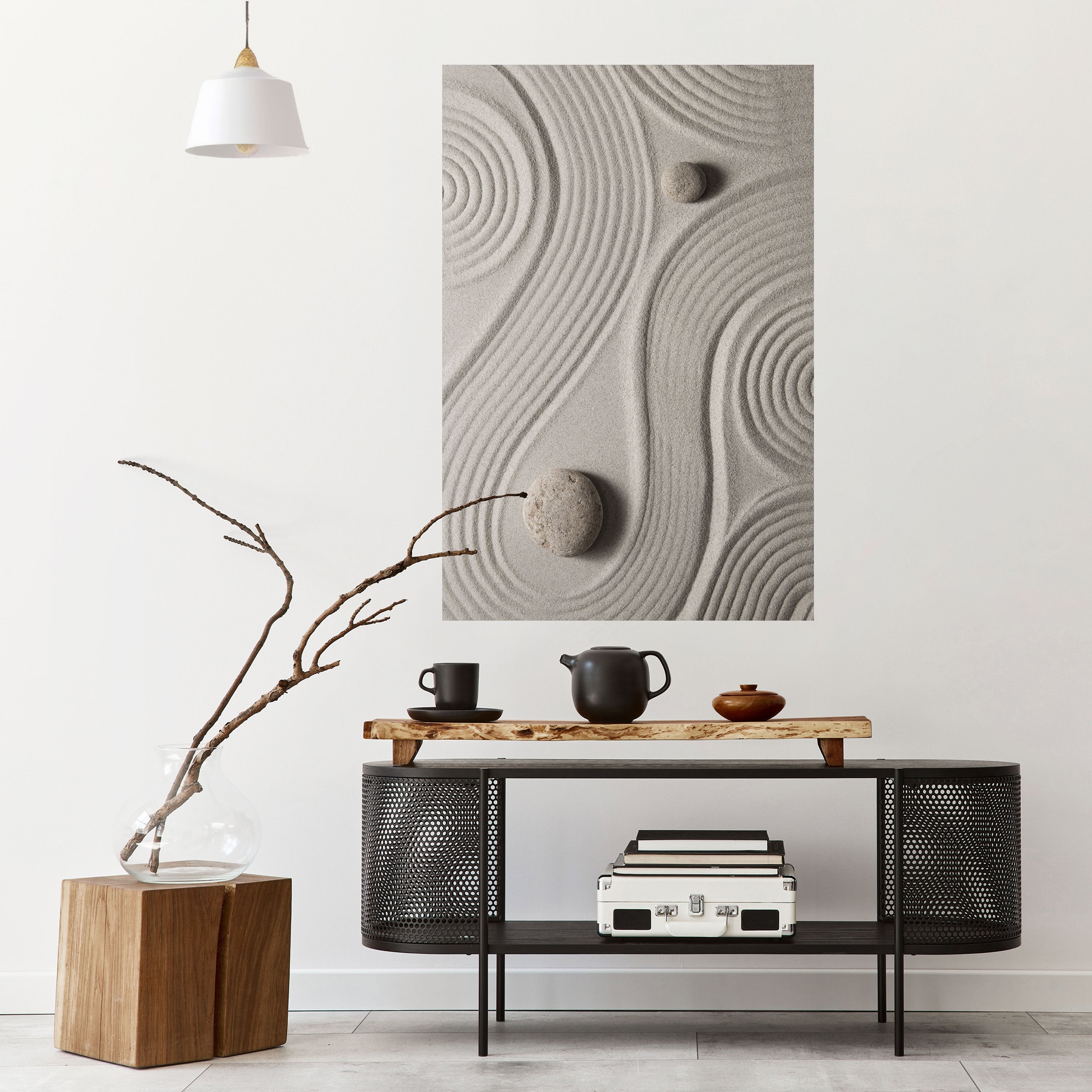 Affiche verticale autocollante SANDSWIRL SERENITY