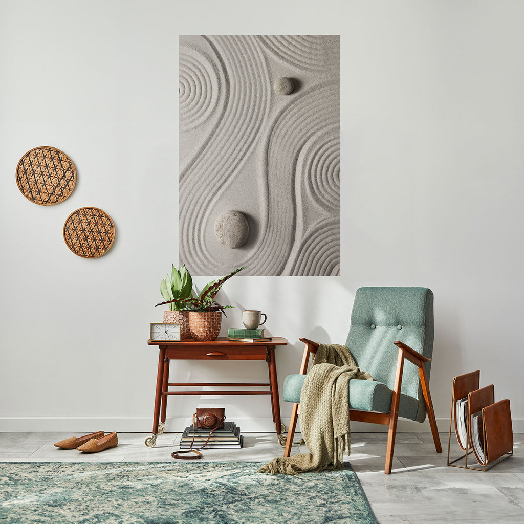 Affiche verticale autocollante SANDSWIRL SERENITY