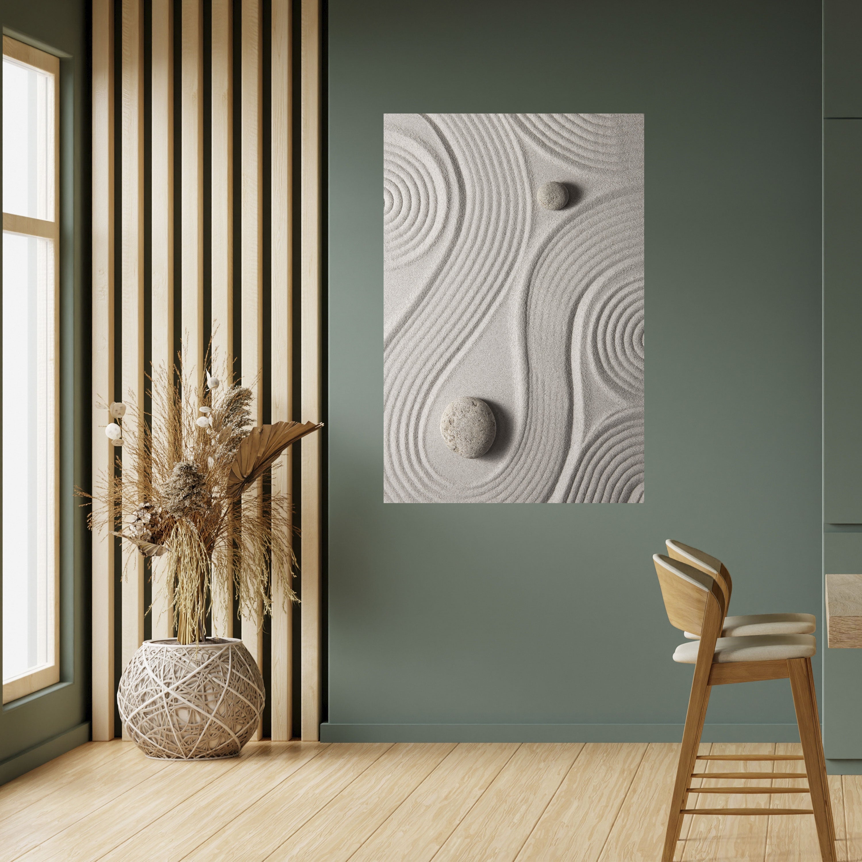 Affiche verticale autocollante SANDSWIRL SERENITY