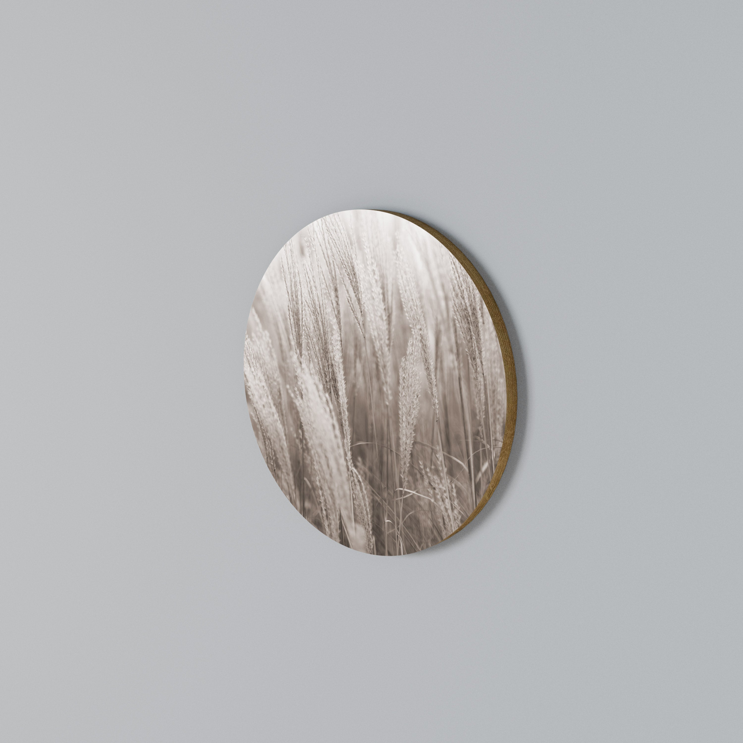 WHISPERS OF GRASS Round Wall Art