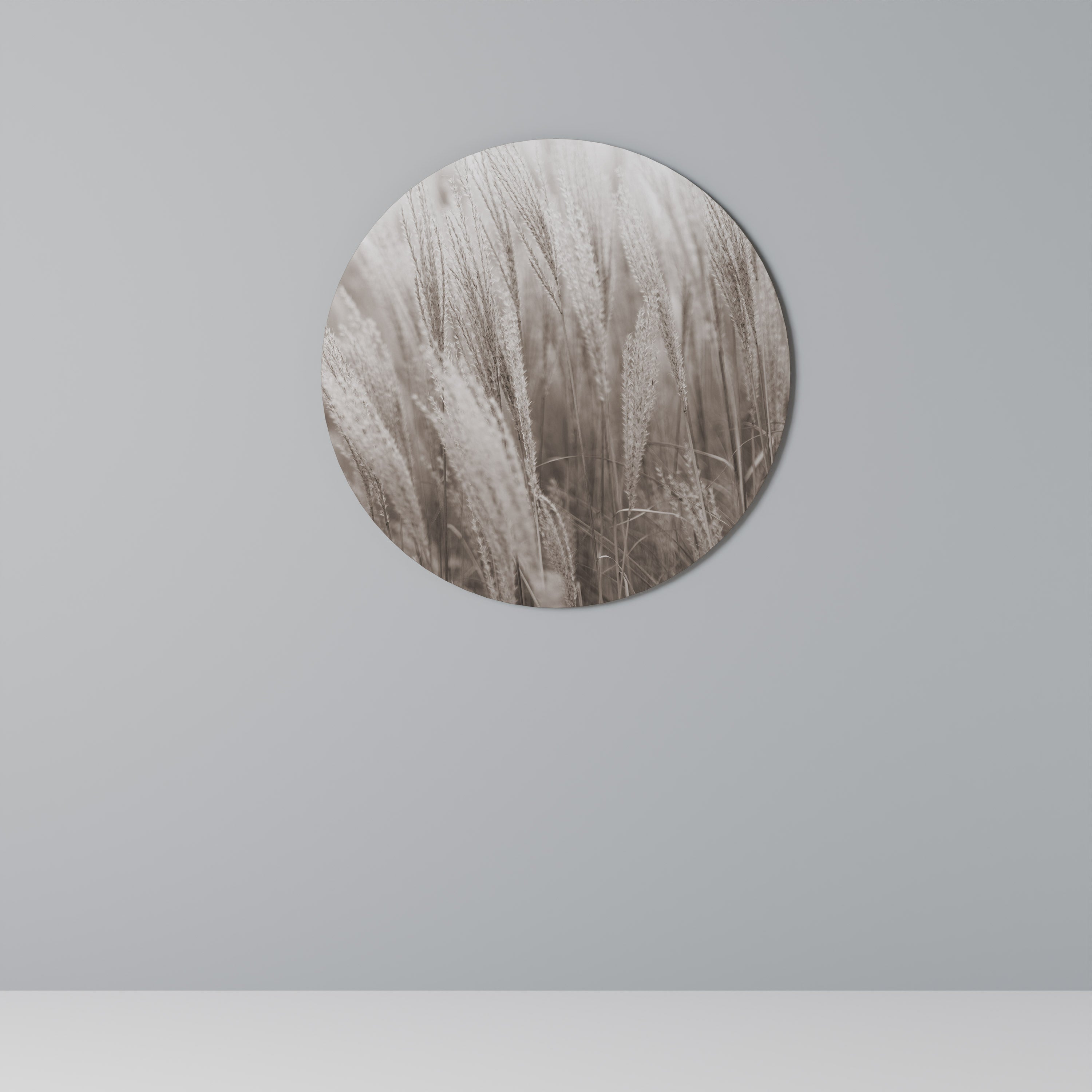 Murmures d'herbe Décoration murale ronde