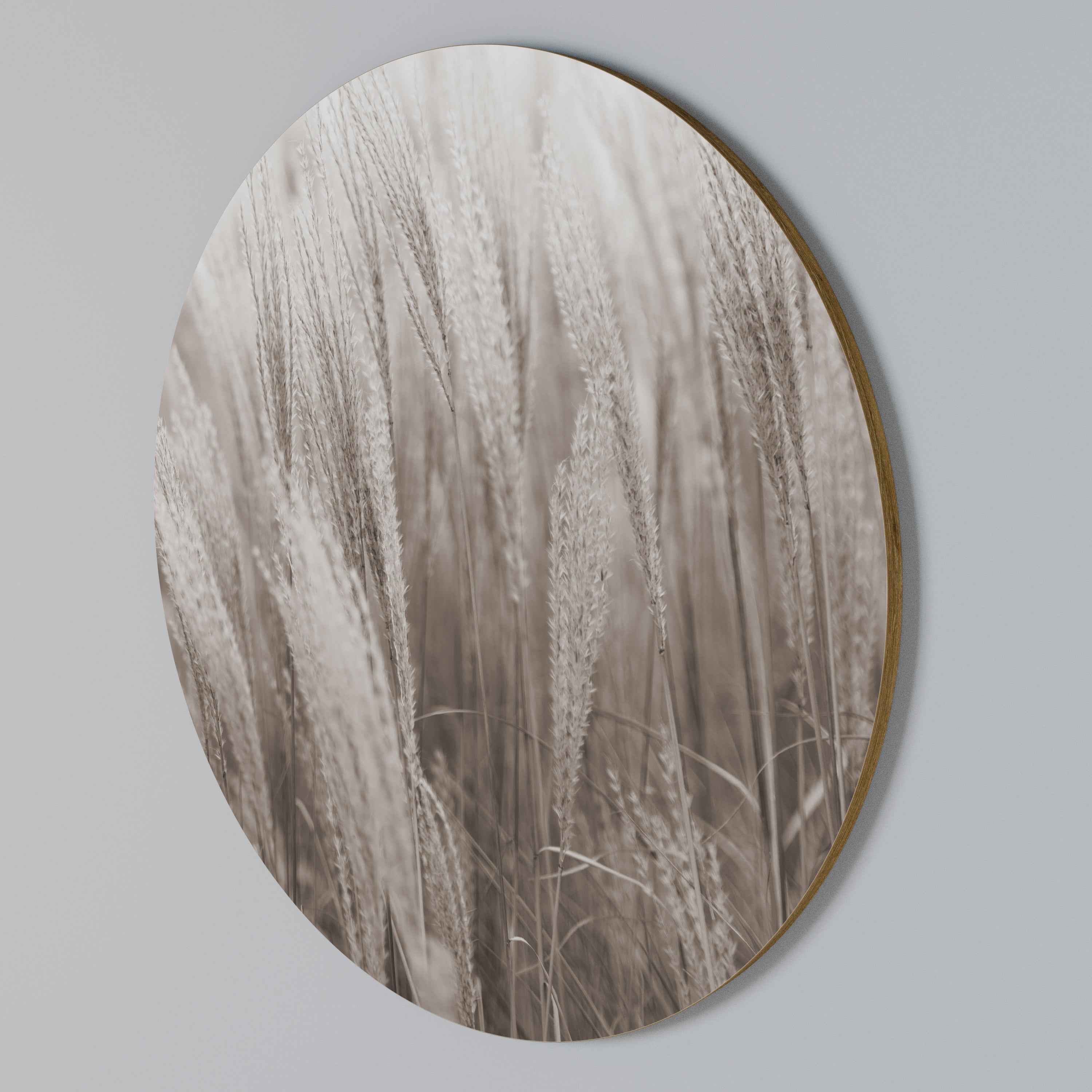 WHISPERS OF GRASS Round Wall Art