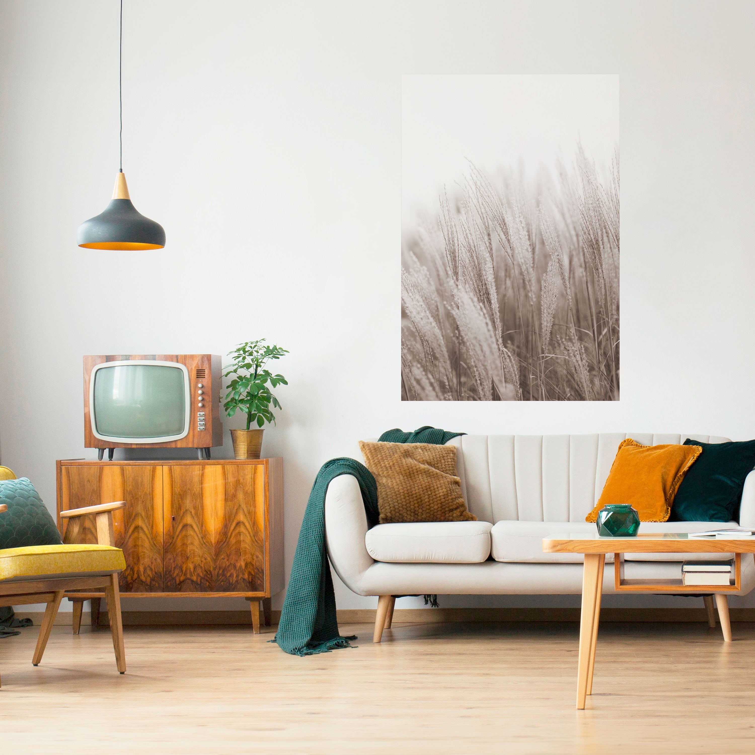 Affiche verticale autocollante « Whispers of Grass »