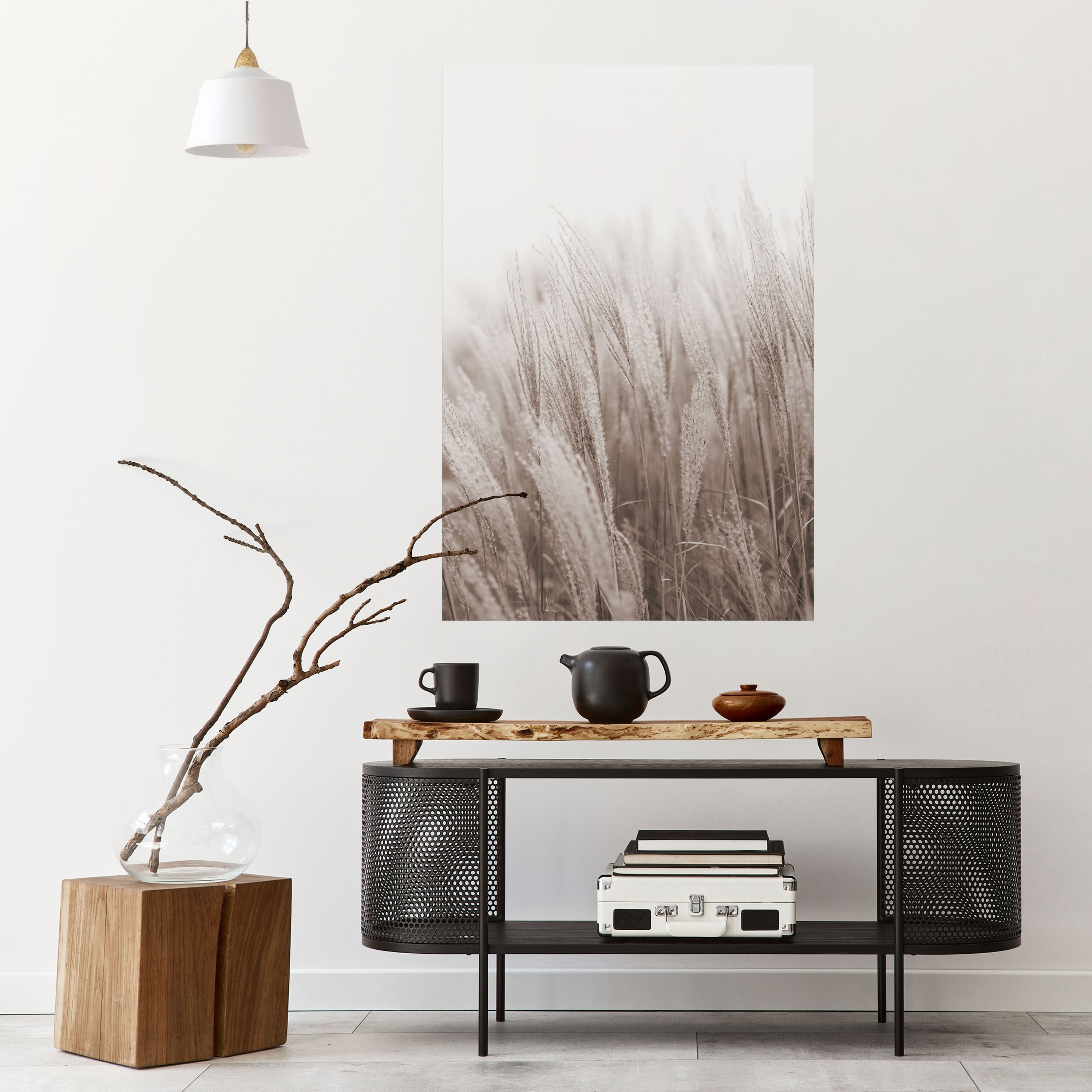 Affiche verticale autocollante « Whispers of Grass »