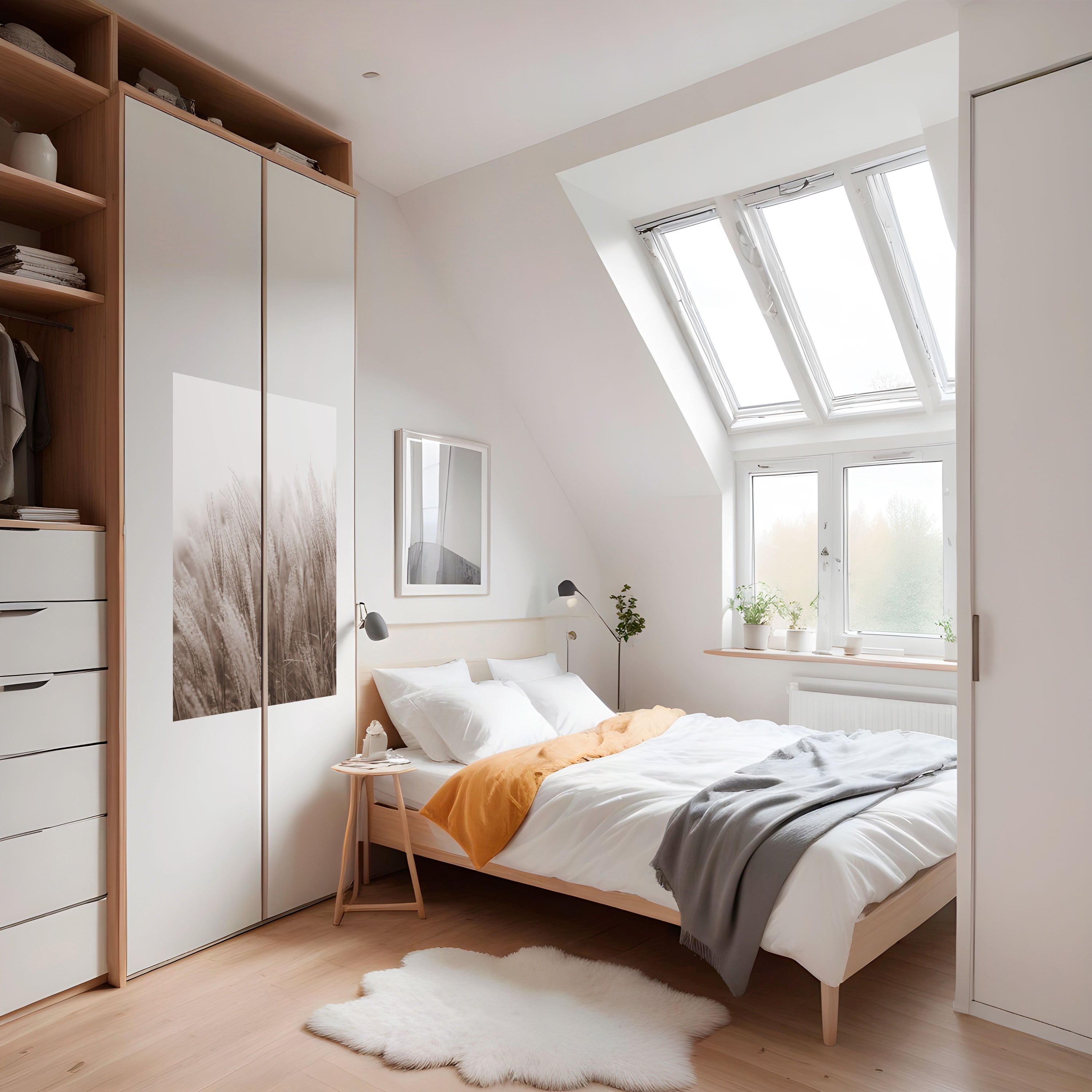 Affiche verticale autocollante « Whispers of Grass »