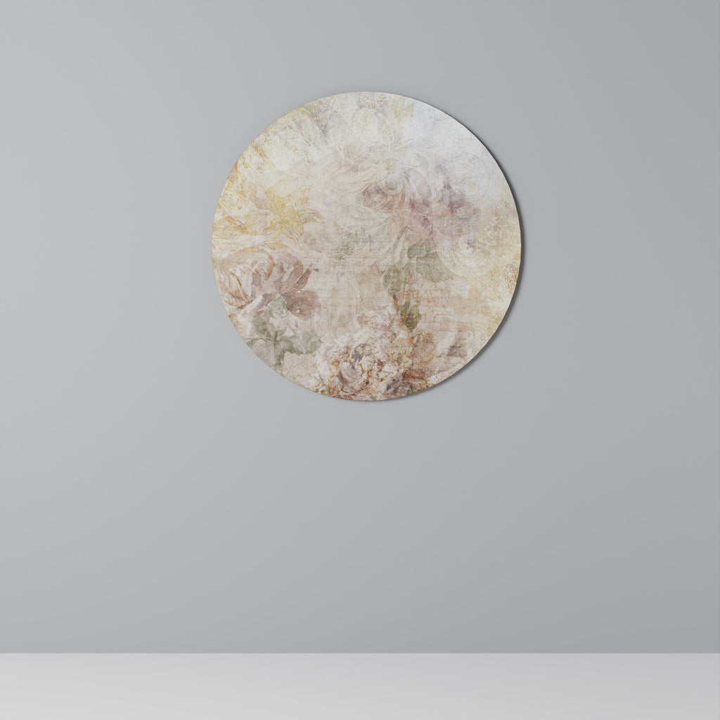 Décoration murale ronde FLOU DE TOURNESOL