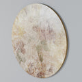 SUNFLOWER BLUR Round Wall Art