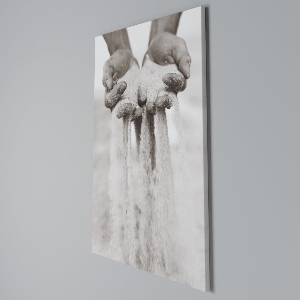 HANDS OF FATE Vertical Canvas Print