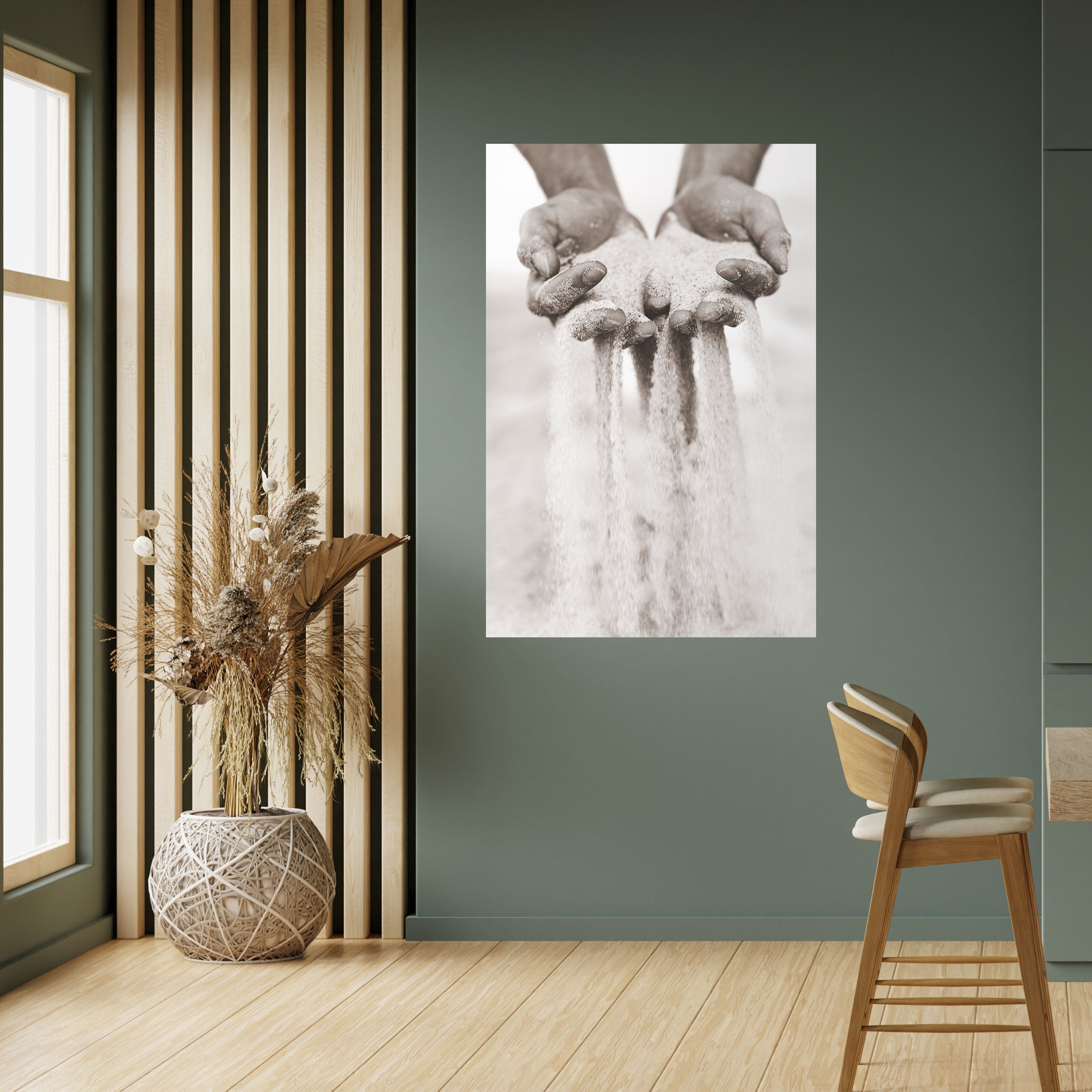 Affiche verticale autocollante « HANDS OF FATE »