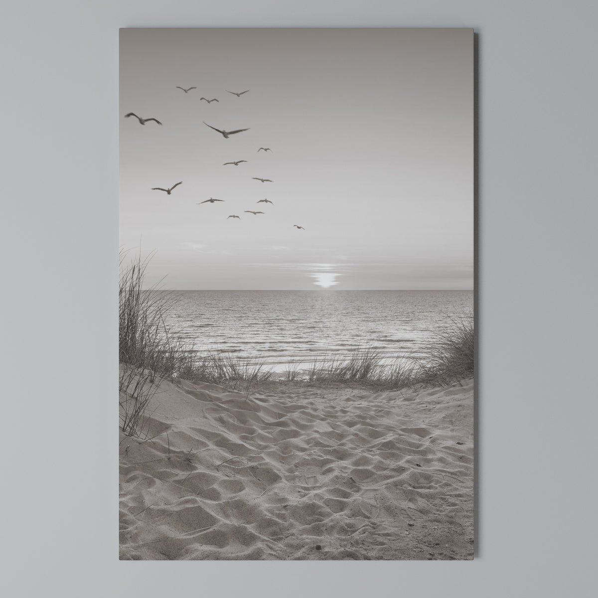TIMELESS SEASCAPE Vertical Canvas Print