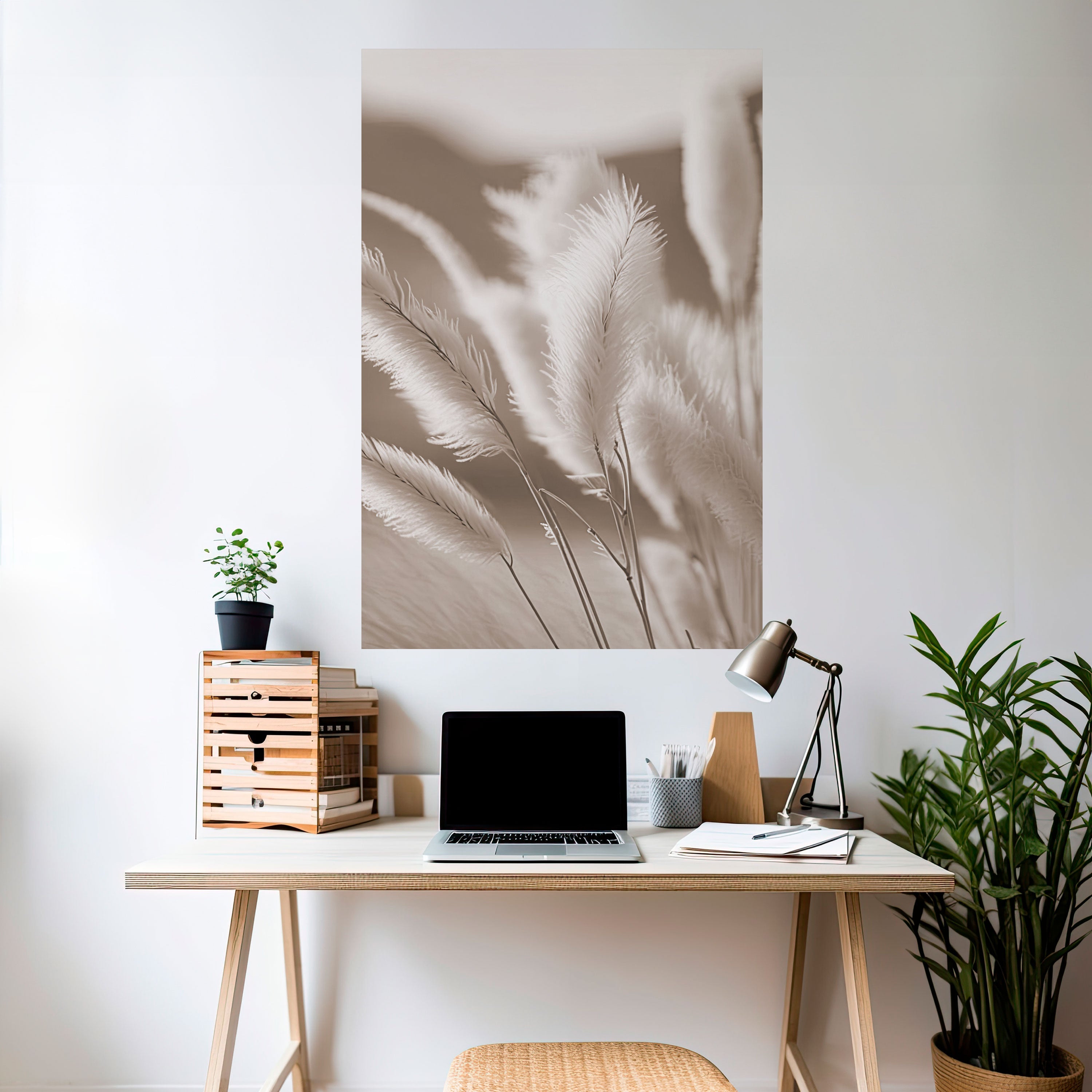 Affiche verticale autocollante « L'ÉTREINTE DU VENT DOUX »