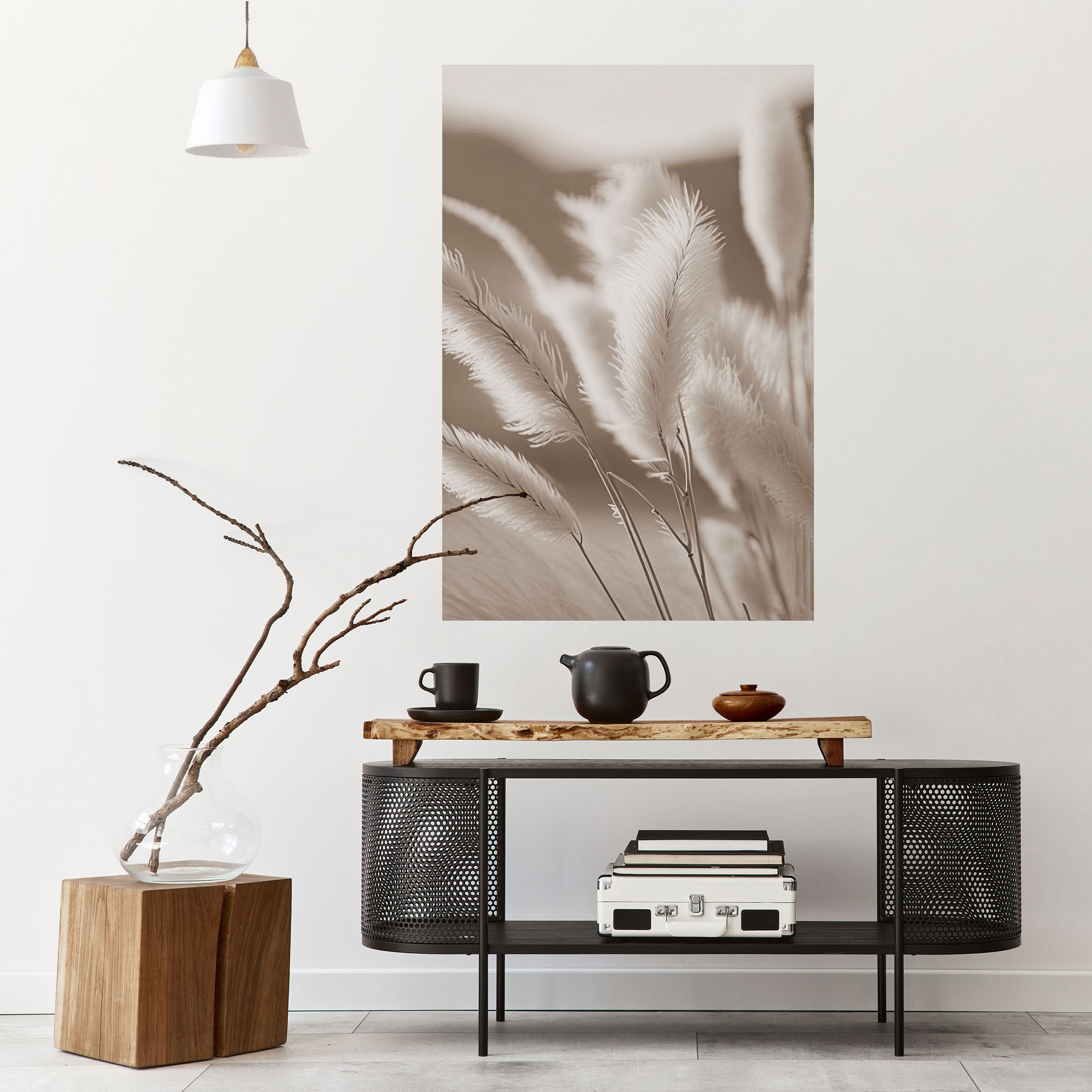 Affiche verticale autocollante « L'ÉTREINTE DU VENT DOUX »