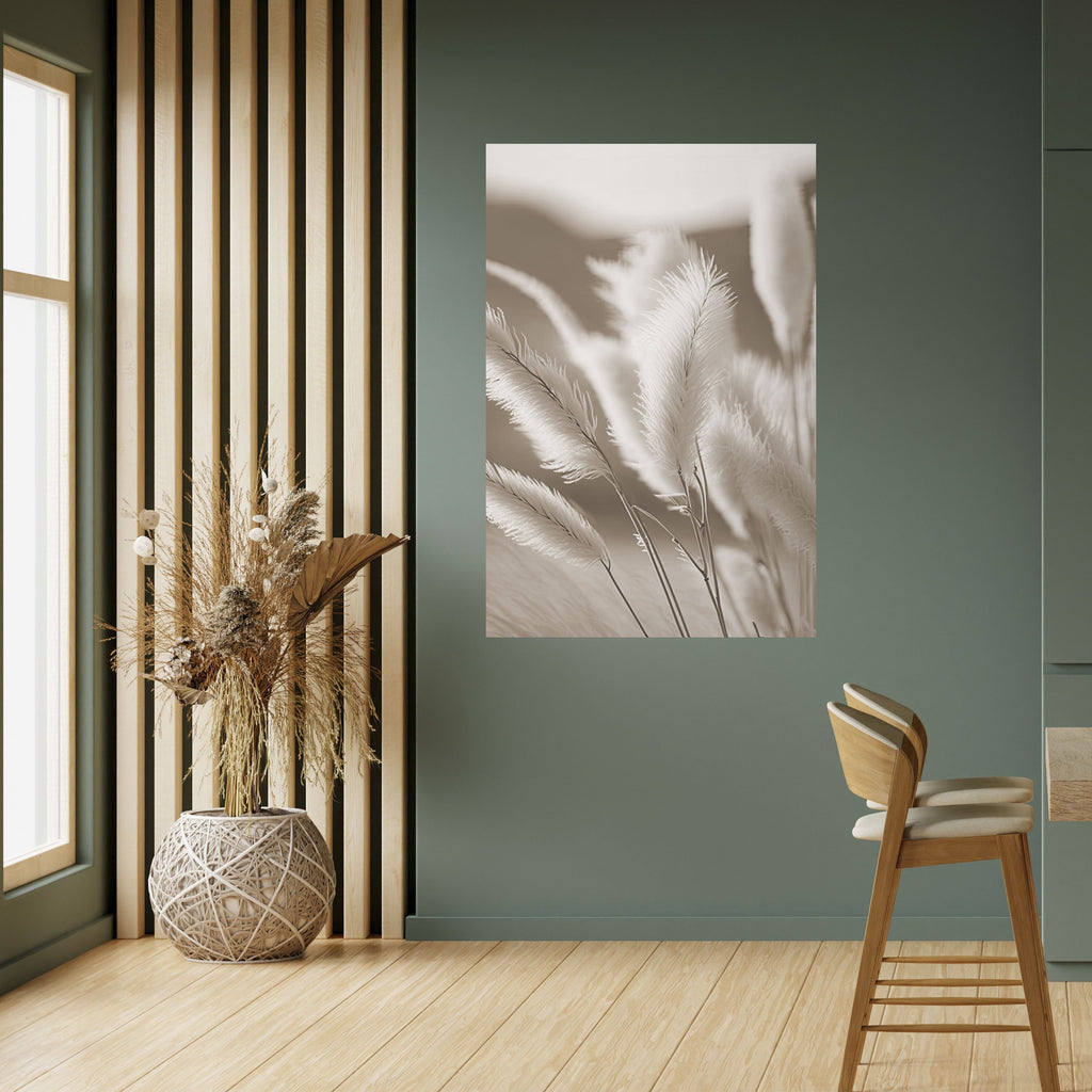 Affiche verticale autocollante « L'ÉTREINTE DU VENT DOUX »