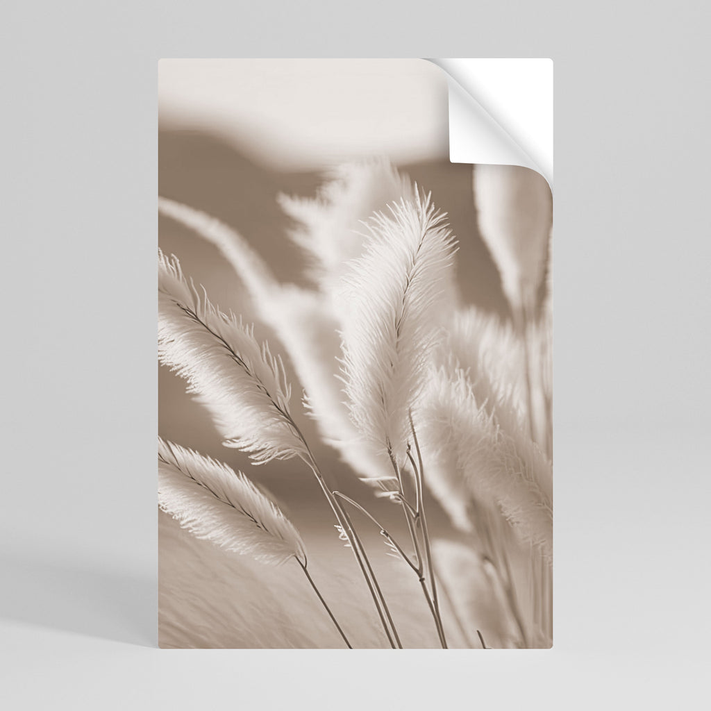 Affiche verticale autocollante « L'ÉTREINTE DU VENT DOUX »