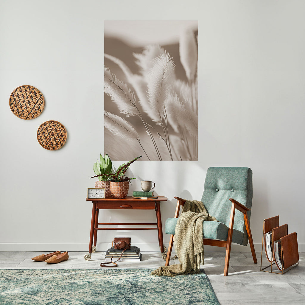 Affiche verticale autocollante « L'ÉTREINTE DU VENT DOUX »