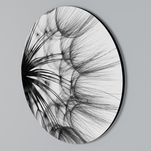 WHISPERING WILDFLOWER Round Wall Art