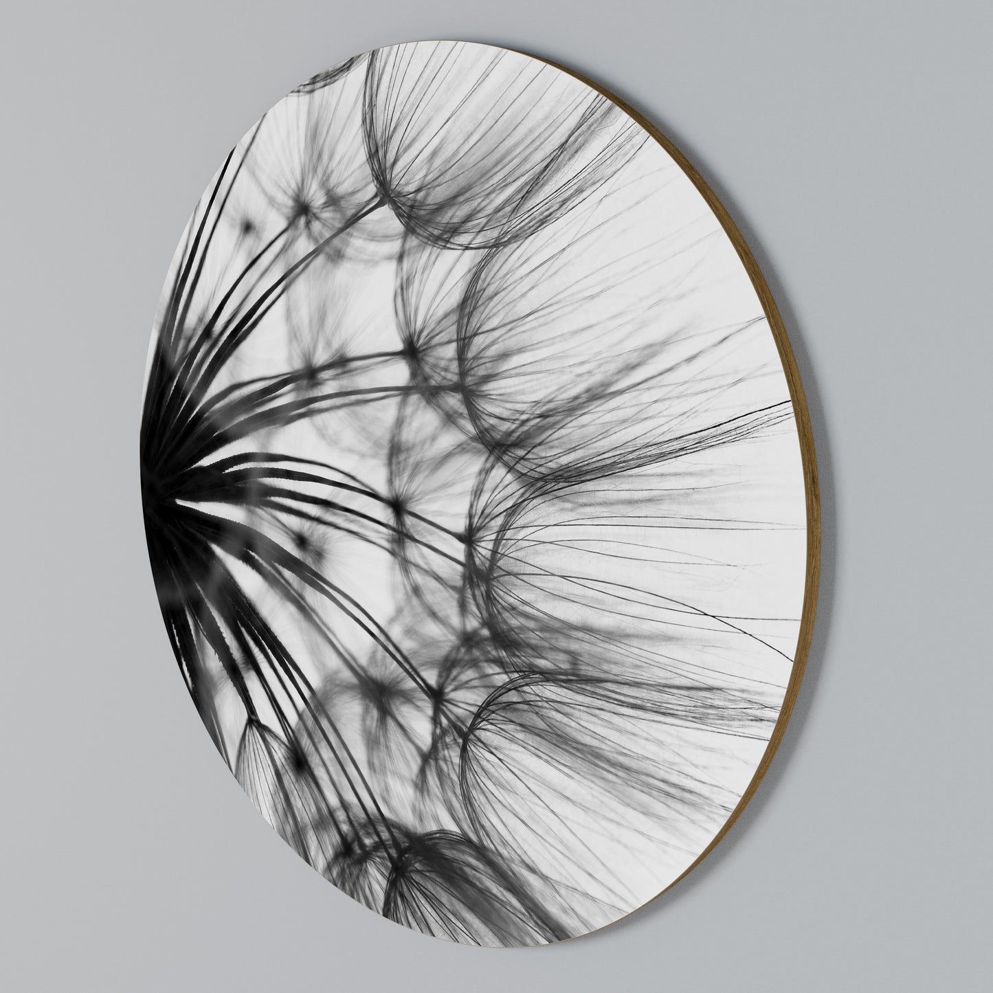 WHISPERING WILDFLOWER Round Wall Art