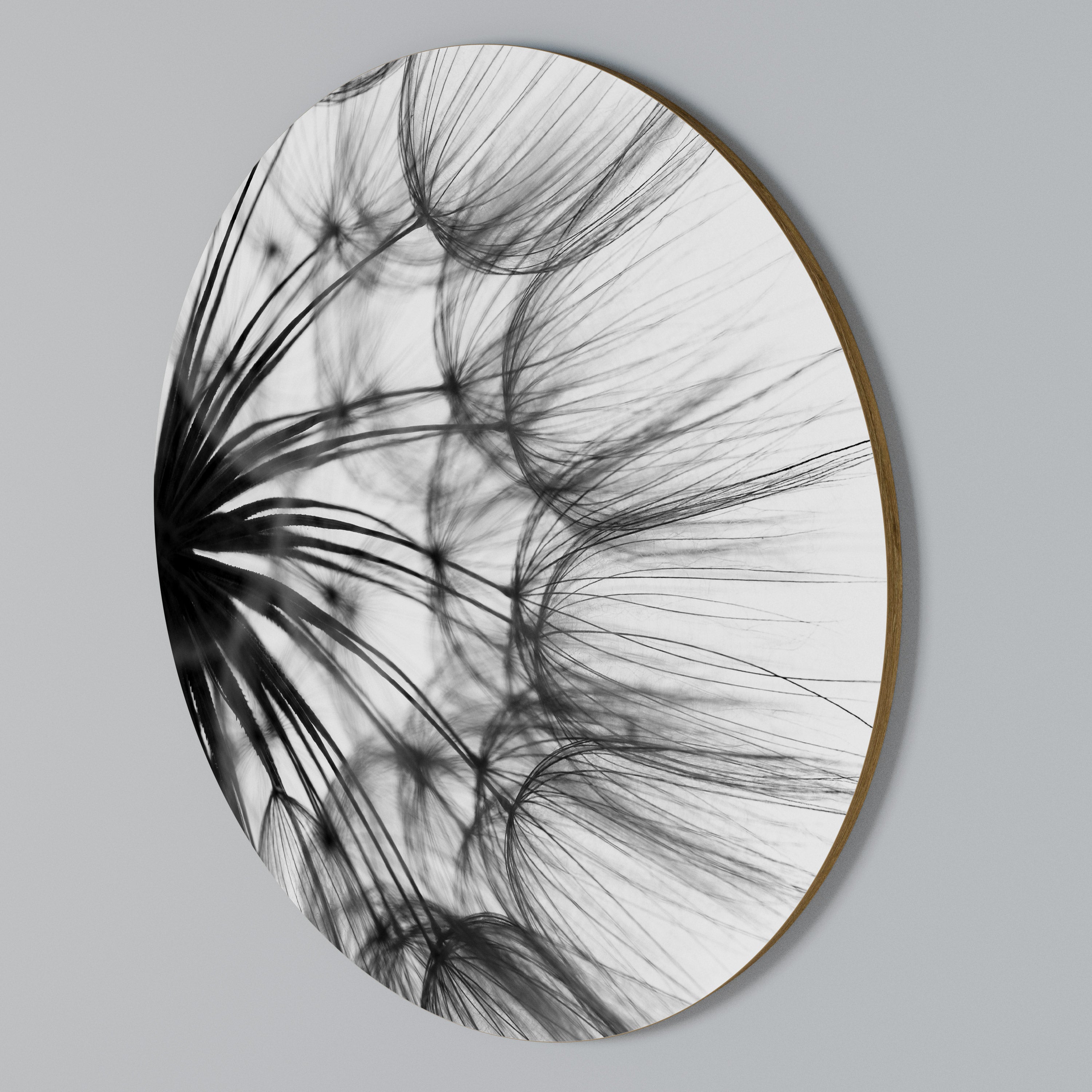 WHISPERING WILDFLOWER Round Wall Art