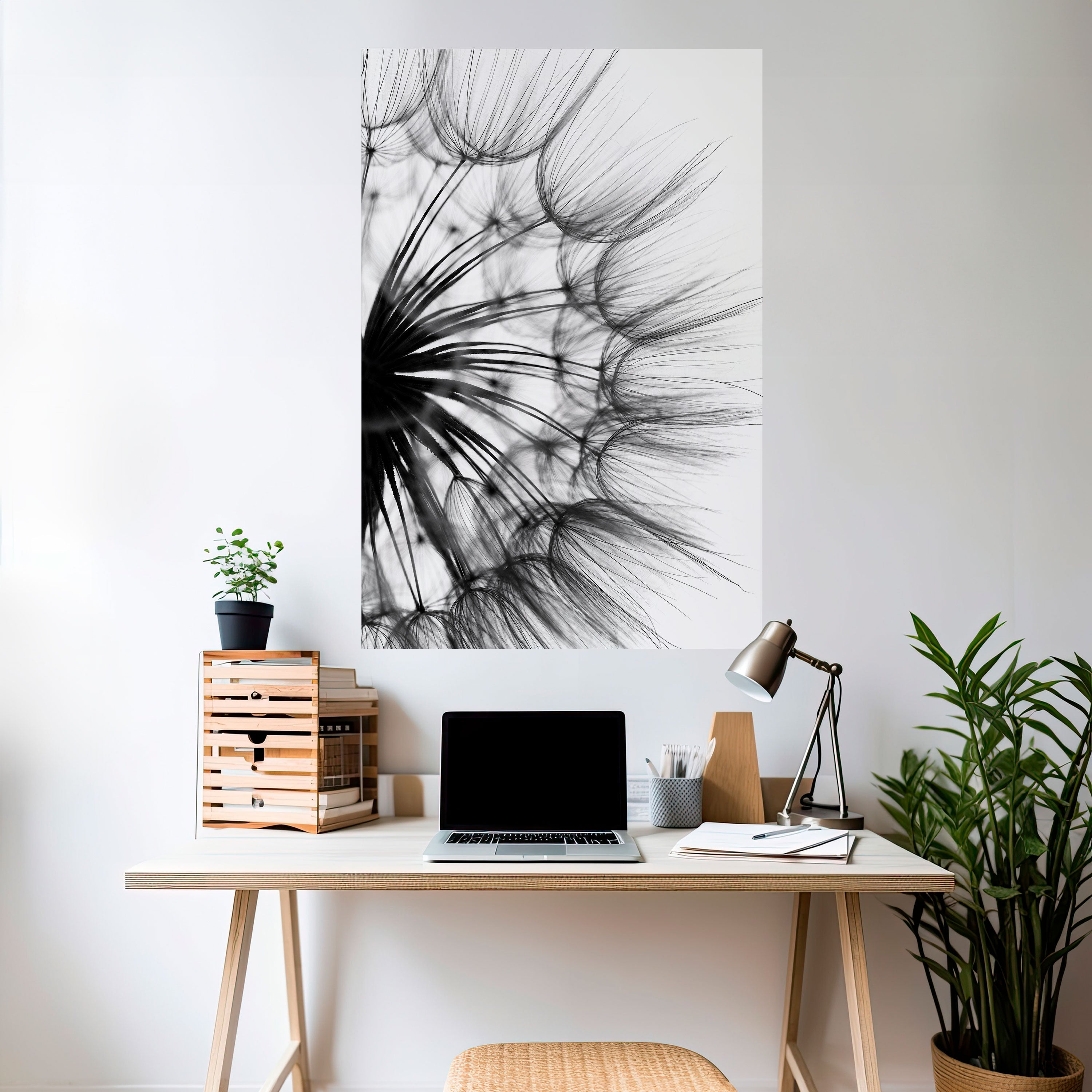 Affiche verticale autocollante « FLEURS SAUVAGES CHUCHOTANTES »