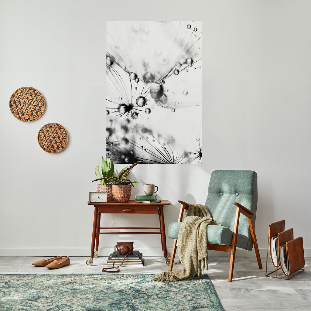 Affiche verticale autocollante « GOUTTELETTES ÉLÉGANTES »