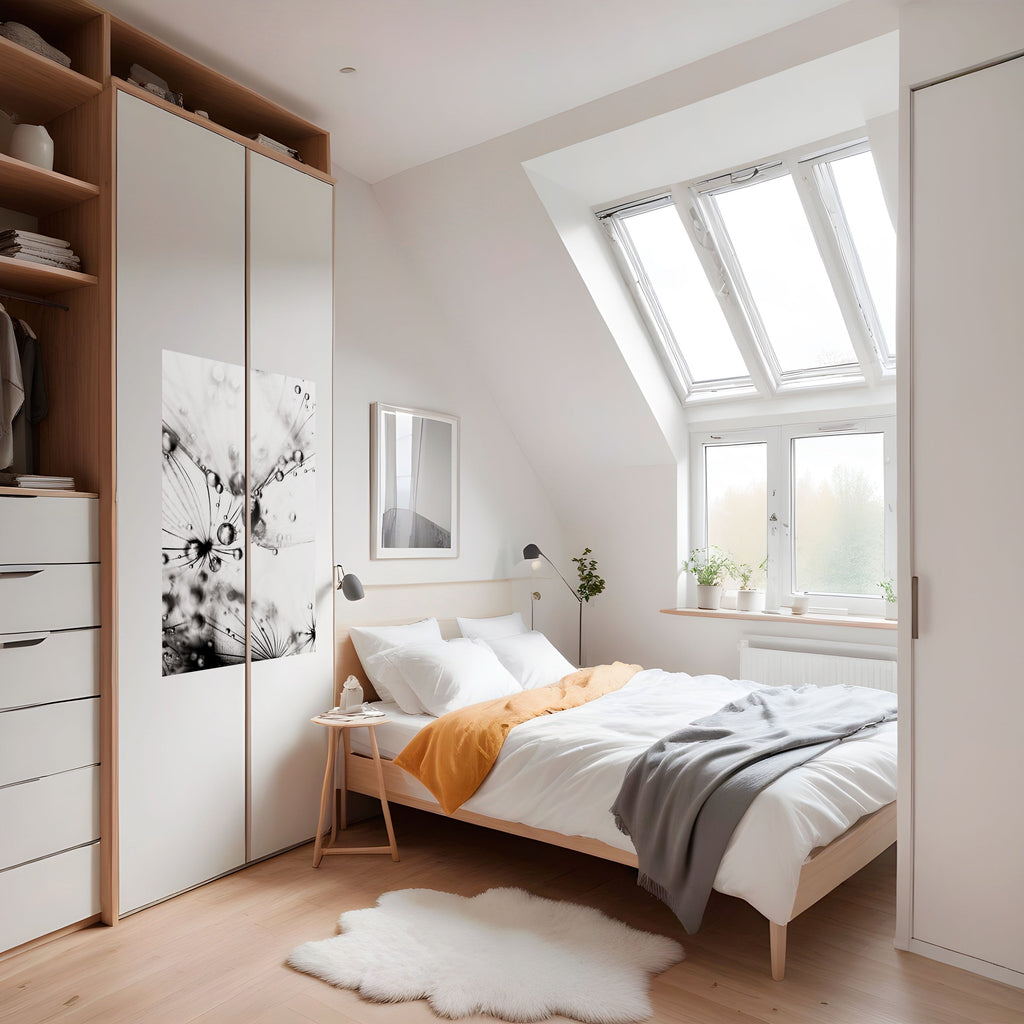 Affiche verticale autocollante « GOUTTELETTES ÉLÉGANTES »