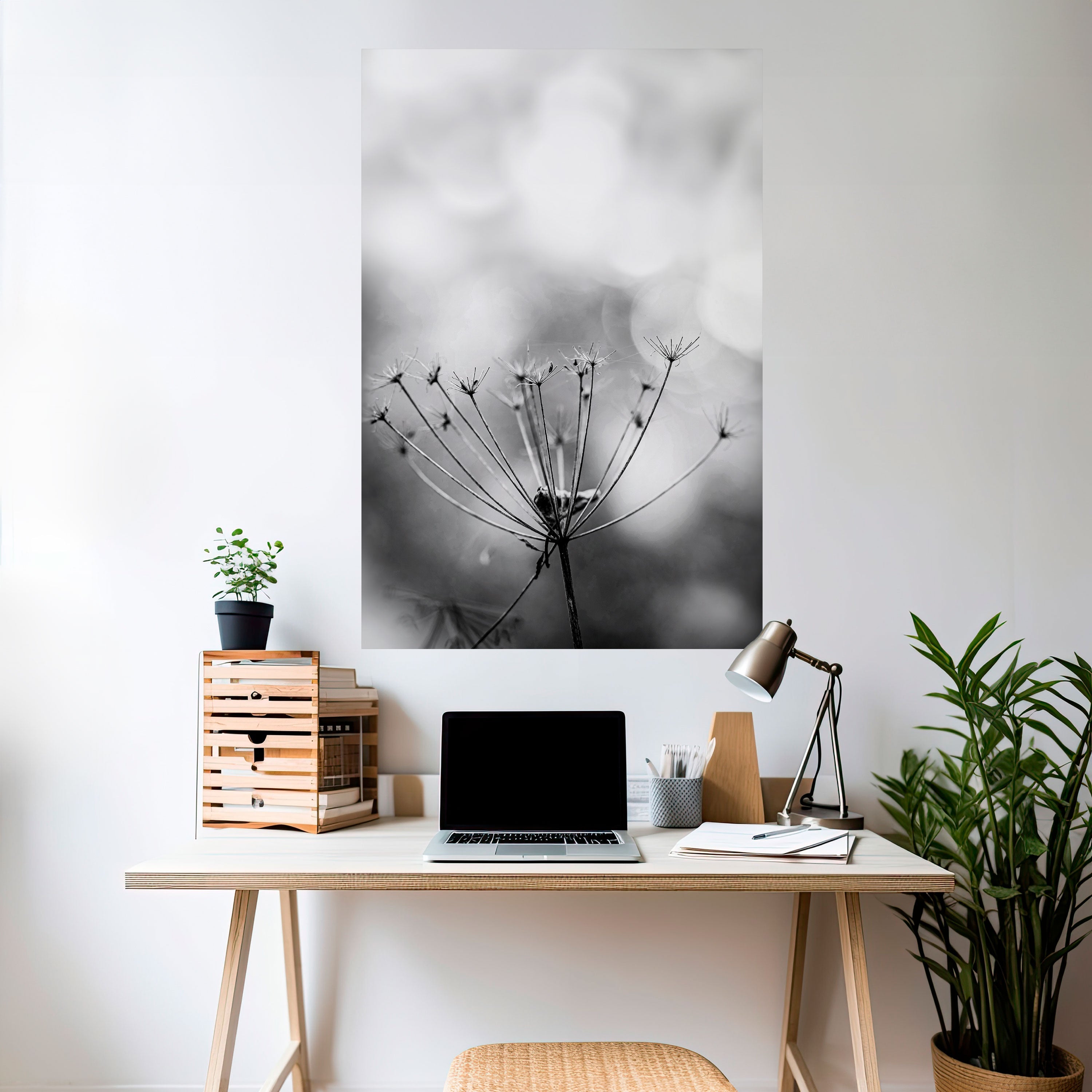 Affiche verticale autocollante MINIMALIST BLOOM