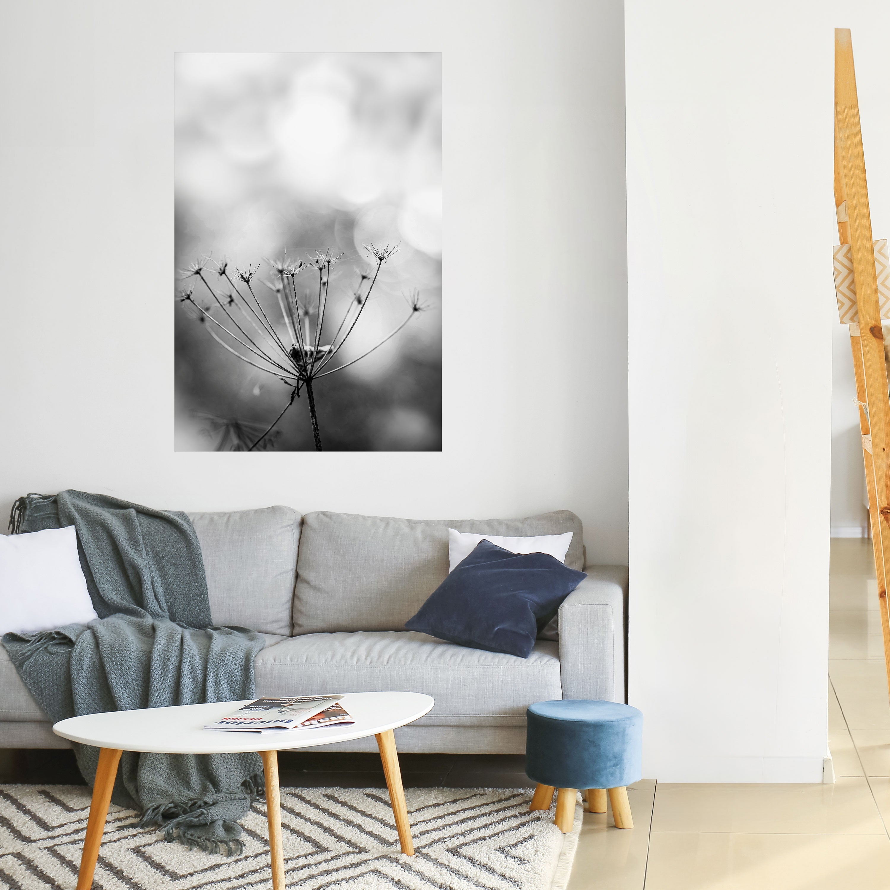 Affiche verticale autocollante MINIMALIST BLOOM