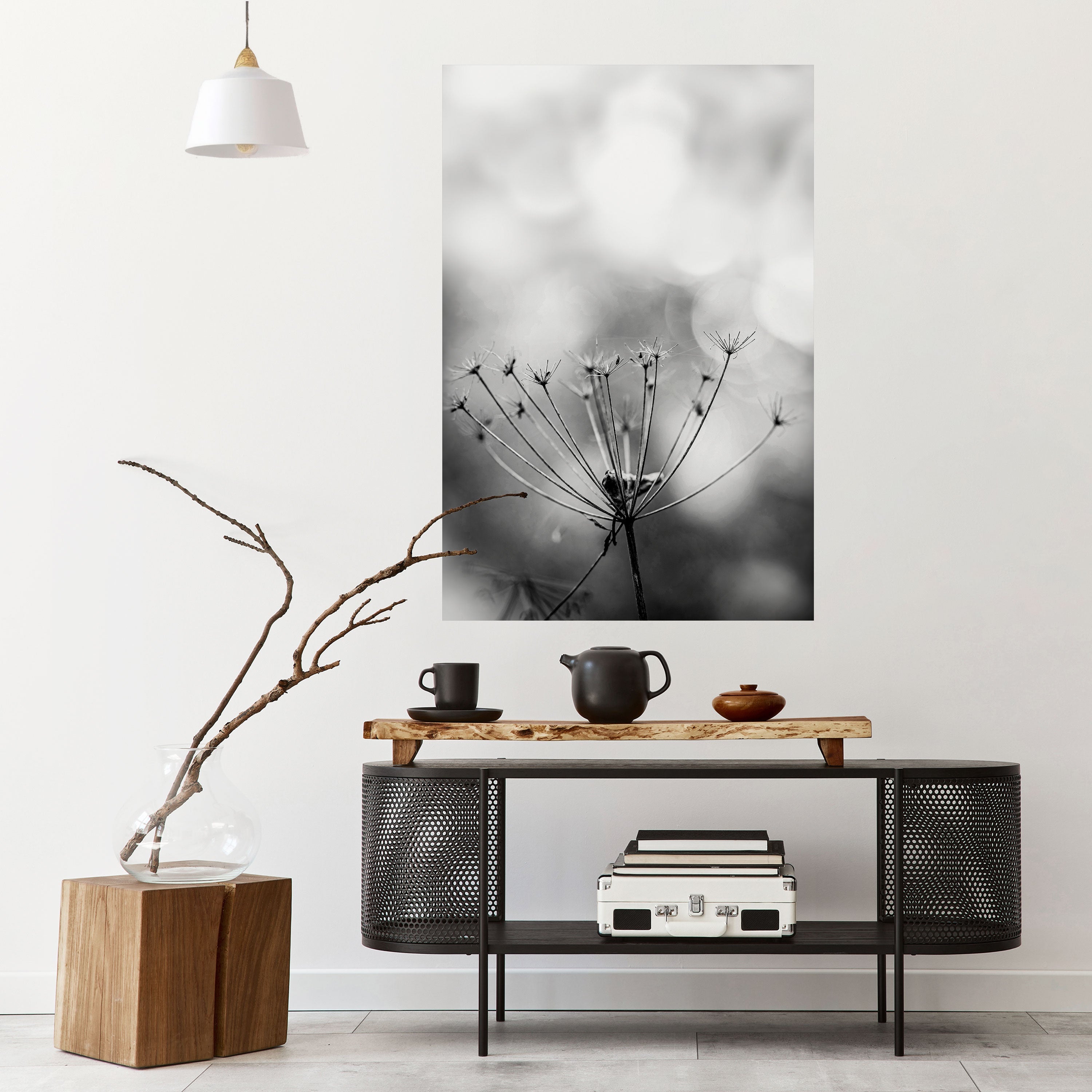 Affiche verticale autocollante MINIMALIST BLOOM