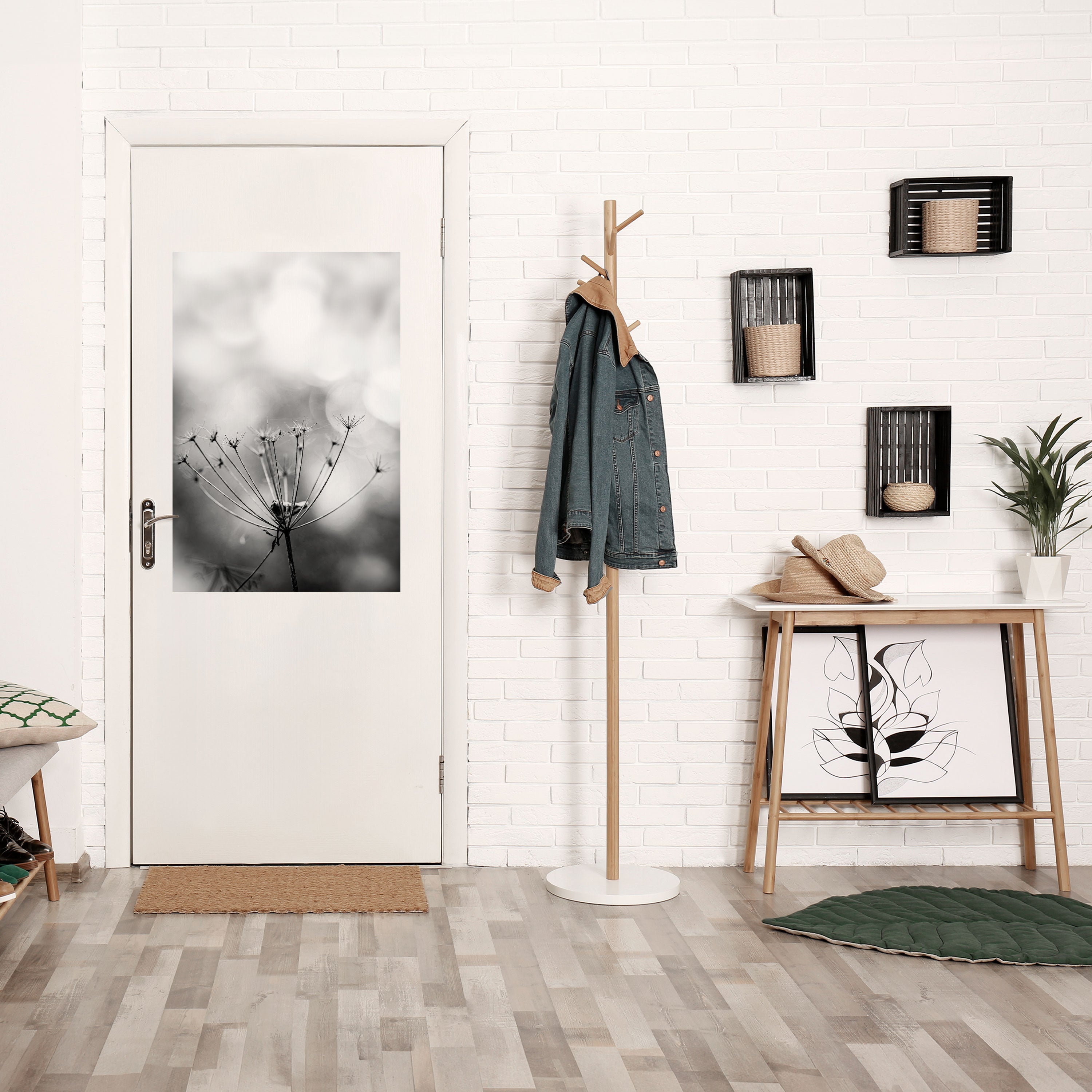 Affiche verticale autocollante MINIMALIST BLOOM