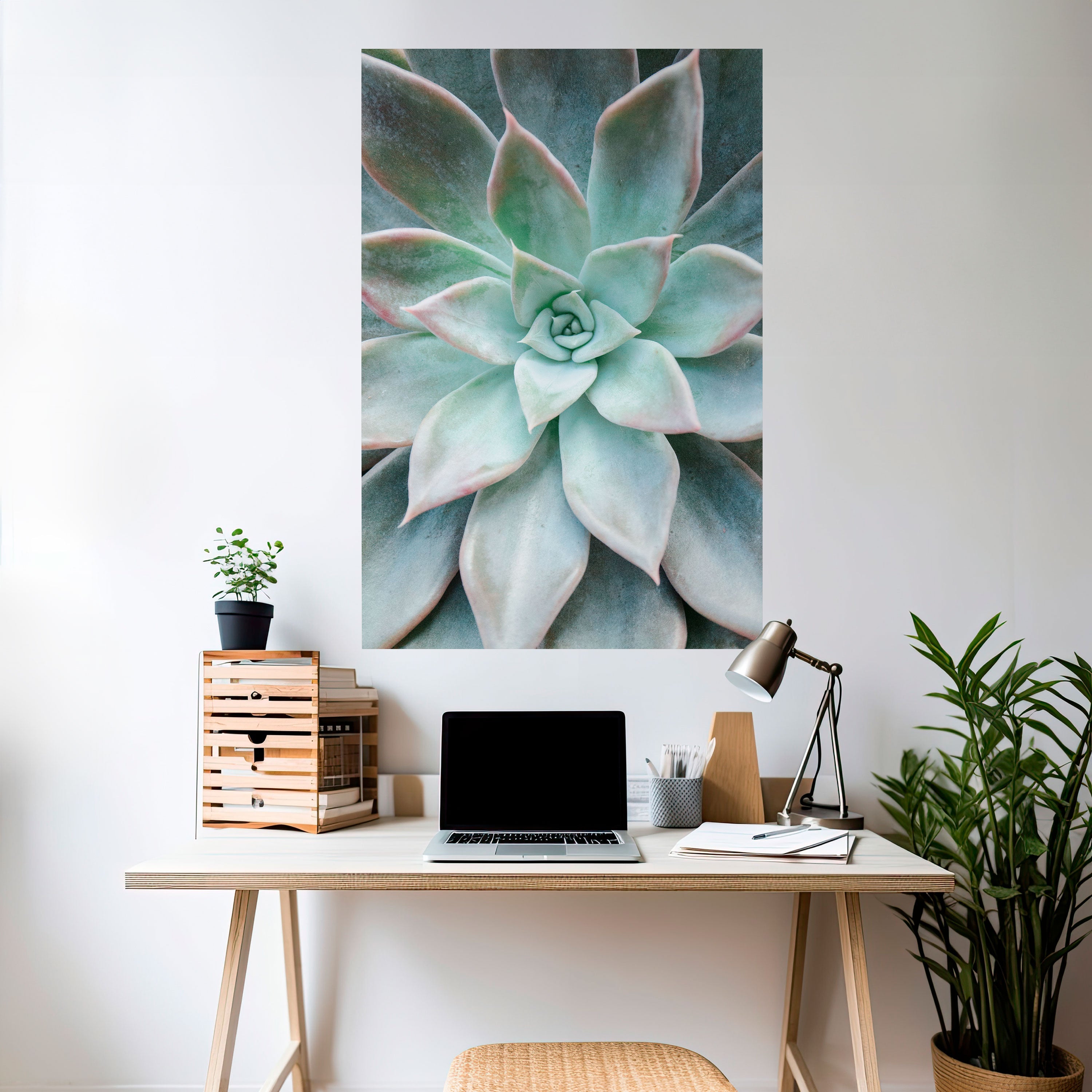 Affiche verticale autocollante « MAGIE DU JARDIN GÉOMÉTRIQUE »