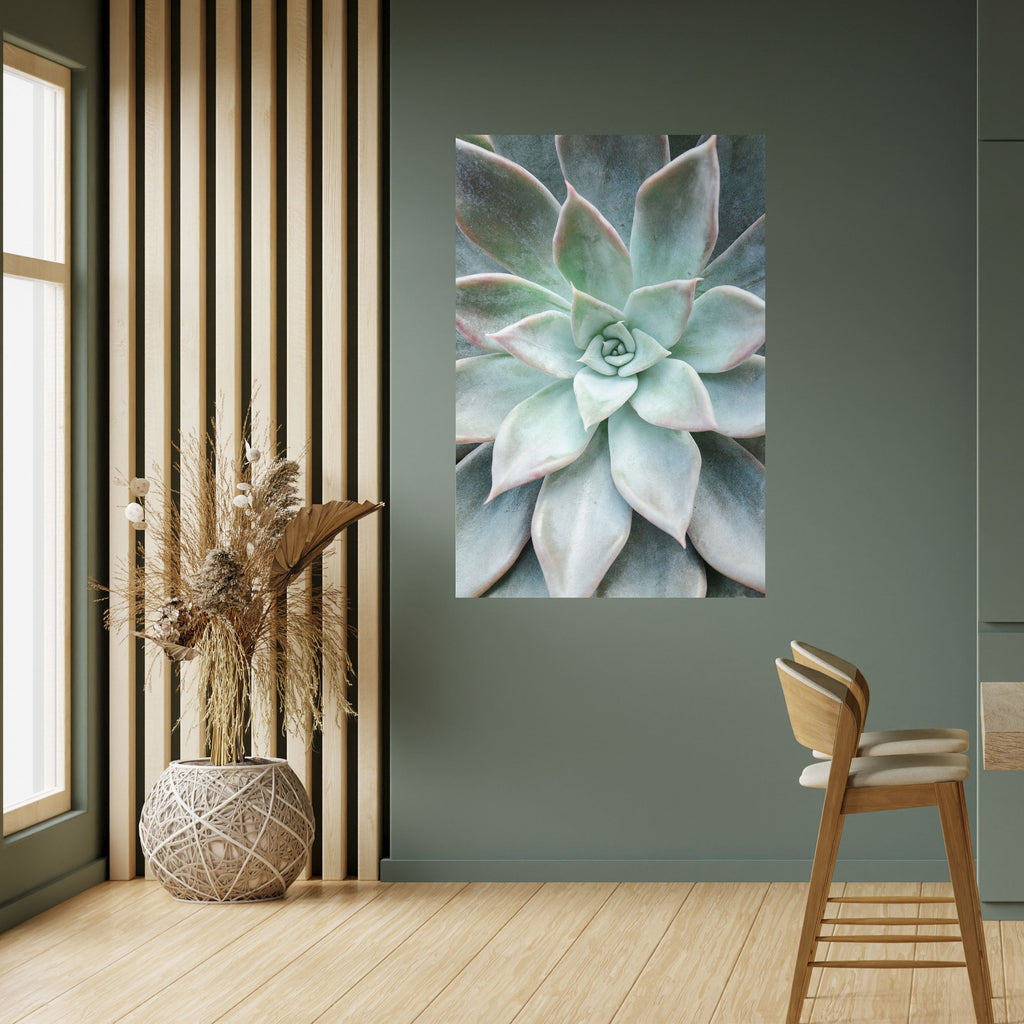 Affiche verticale autocollante « MAGIE DU JARDIN GÉOMÉTRIQUE »