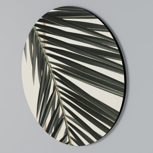 PALM SYMPHONY Round Wall Art