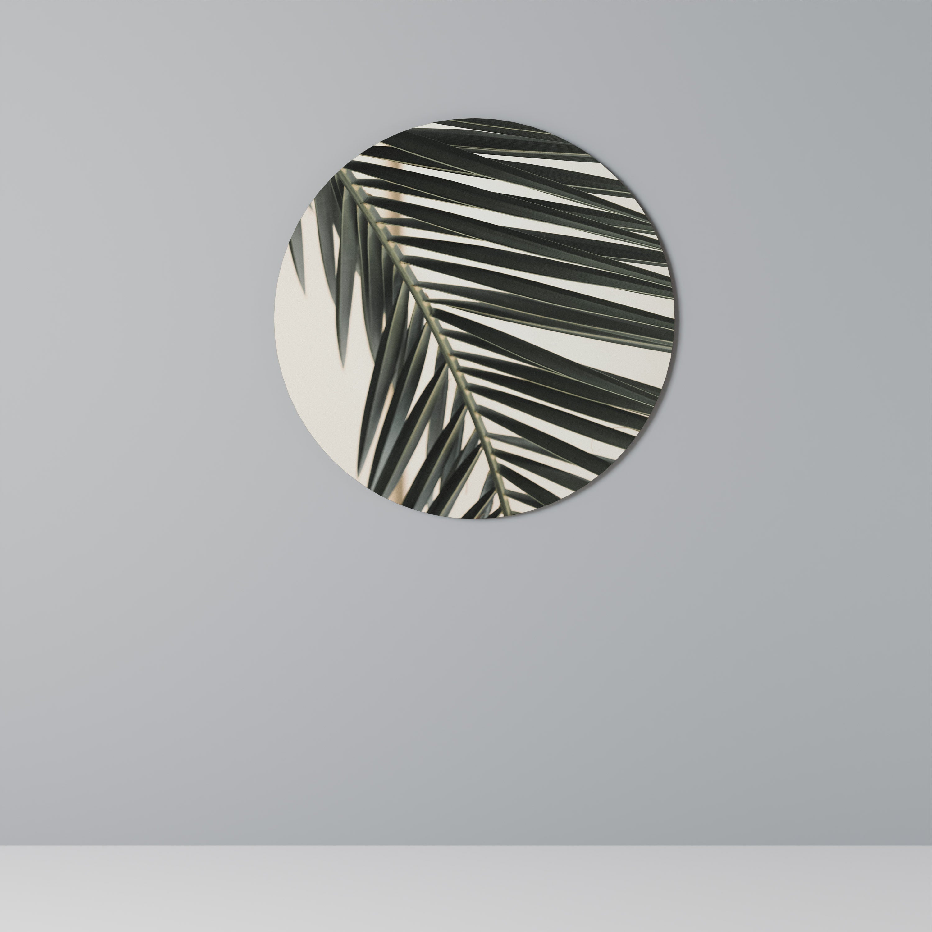 Décoration murale ronde Palm Symphony