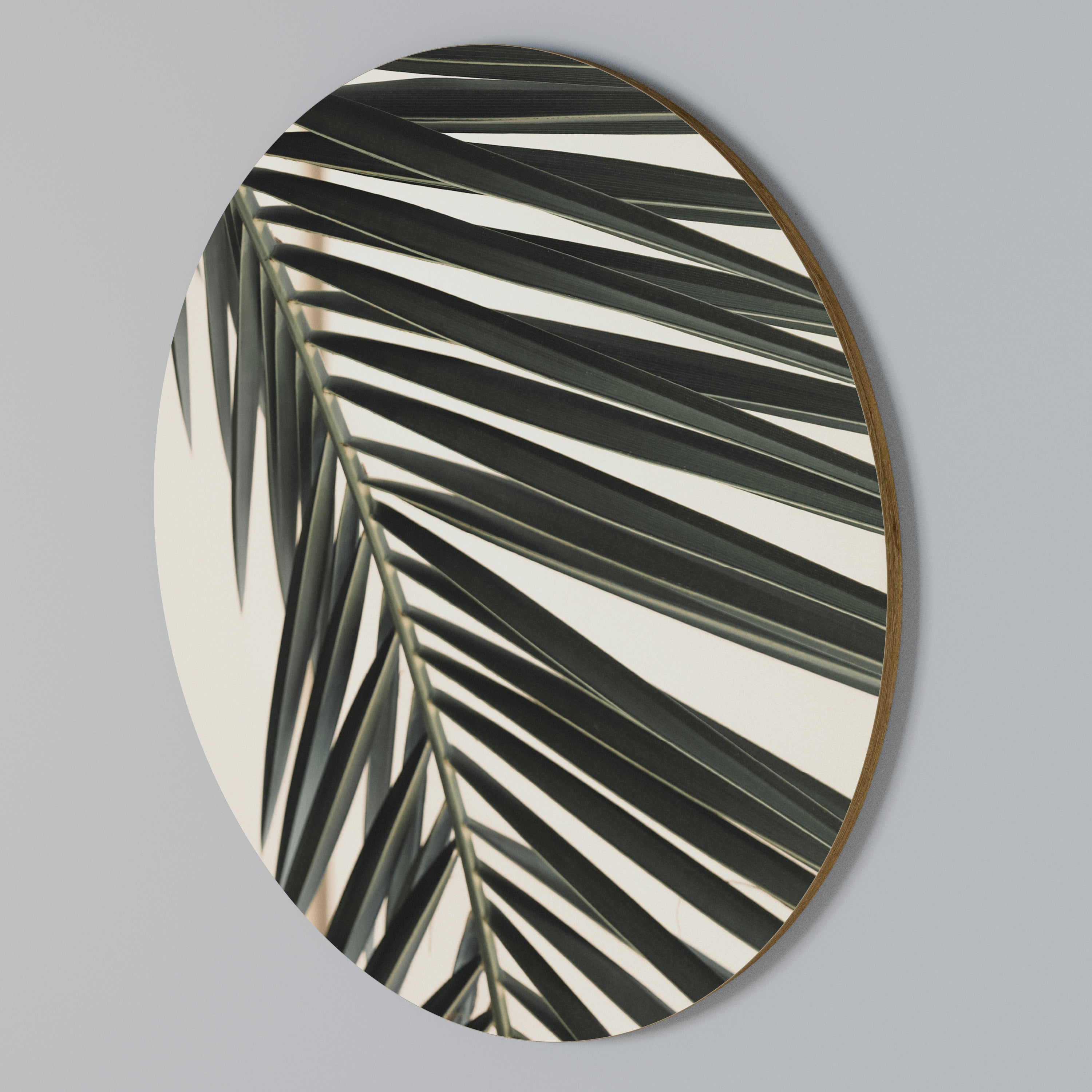 PALM SYMPHONY Round Wall Art