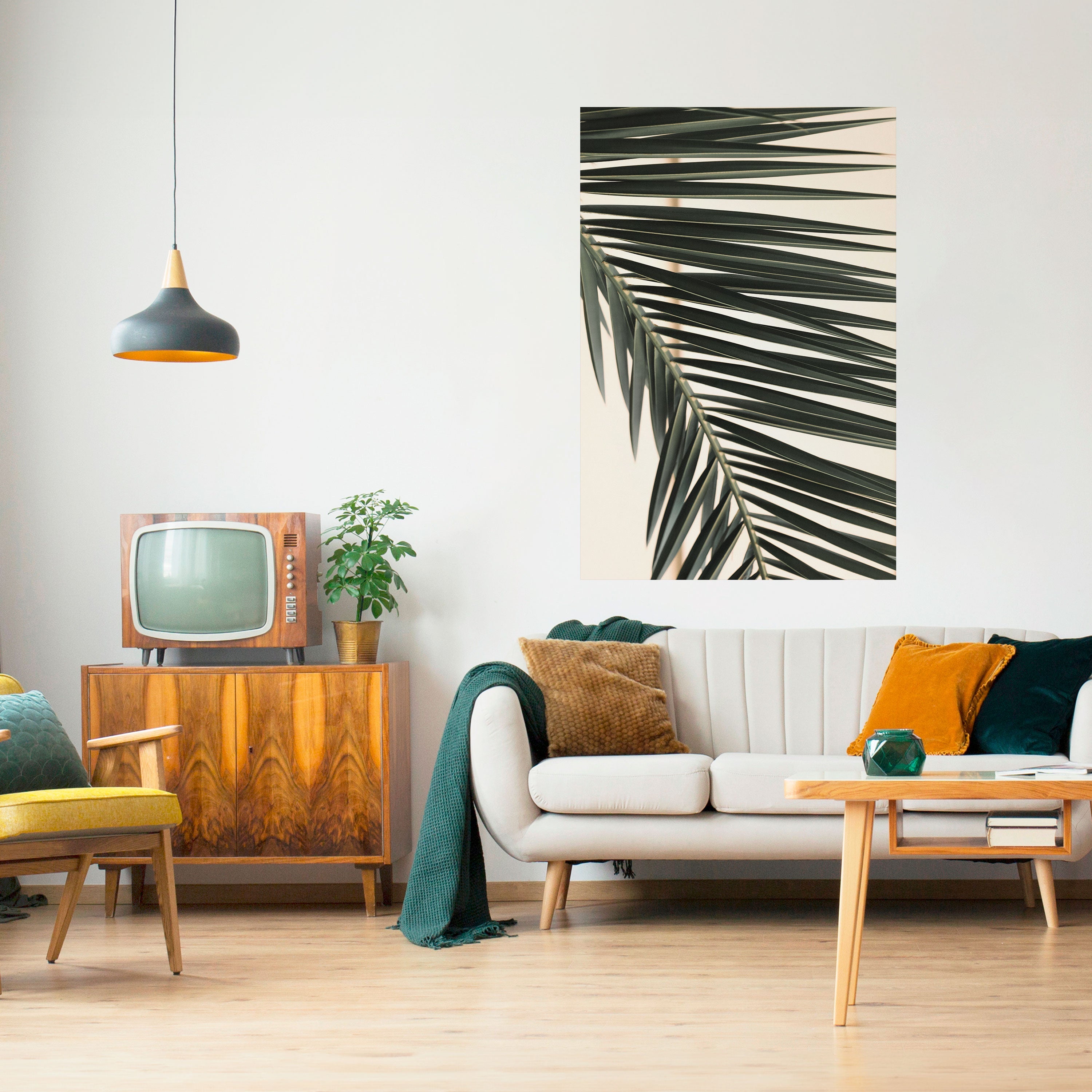 Affiche verticale autocollante Palm Symphony