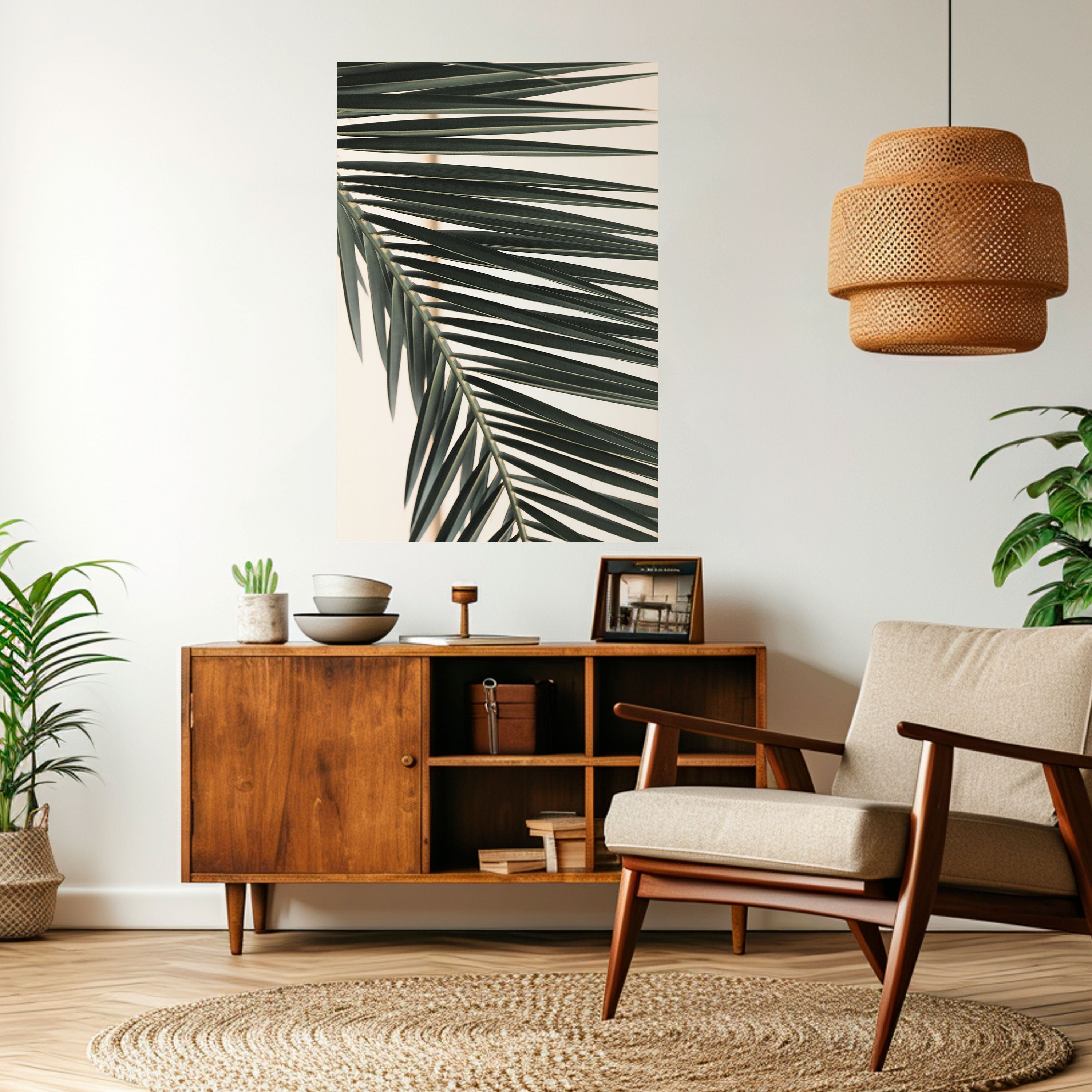 Affiche verticale autocollante Palm Symphony