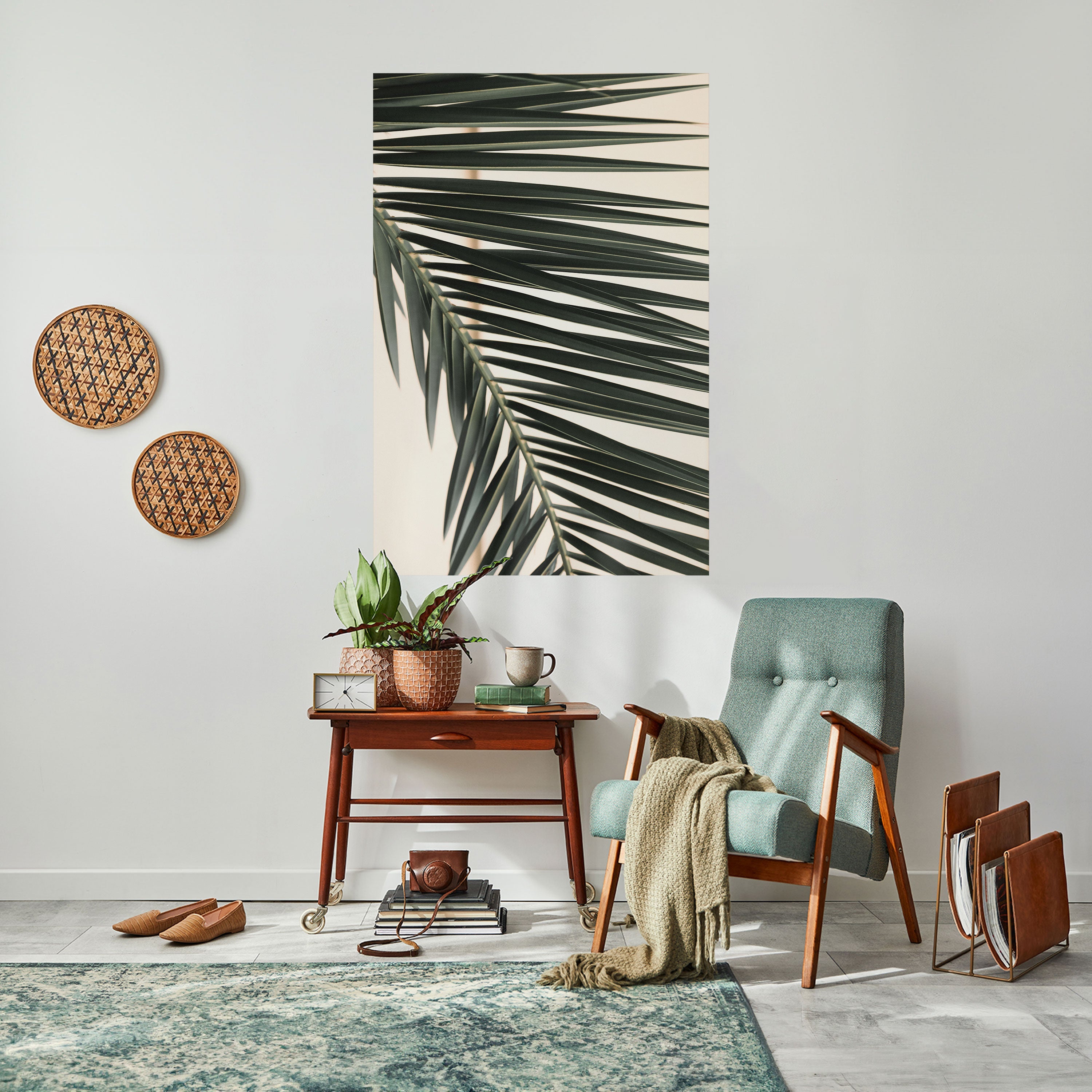 Affiche verticale autocollante Palm Symphony