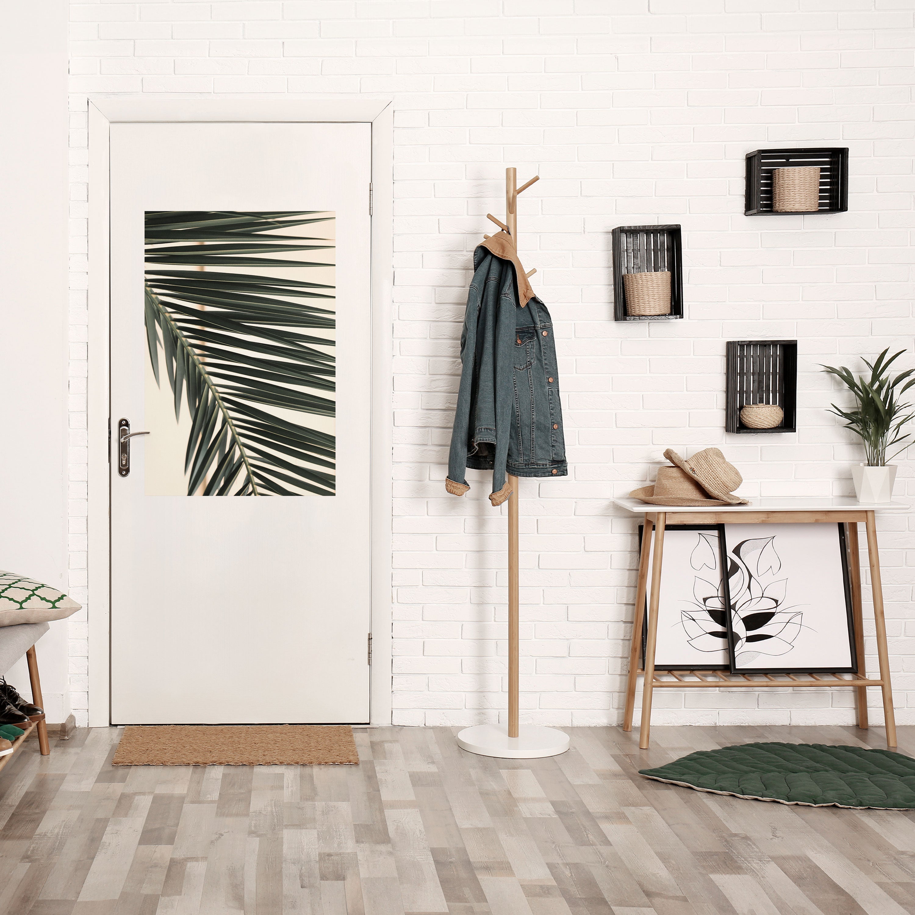 Affiche verticale autocollante Palm Symphony